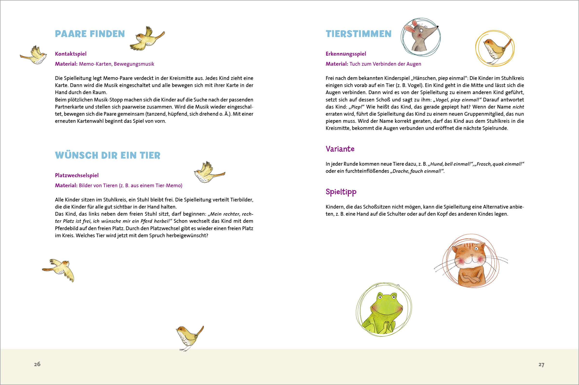 Kreisspiele für die Kita