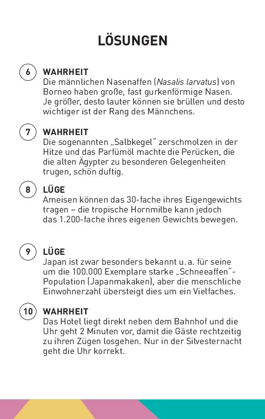 Wahr oder nicht? - Das Quiz-Spiel I ab 10 Jahren