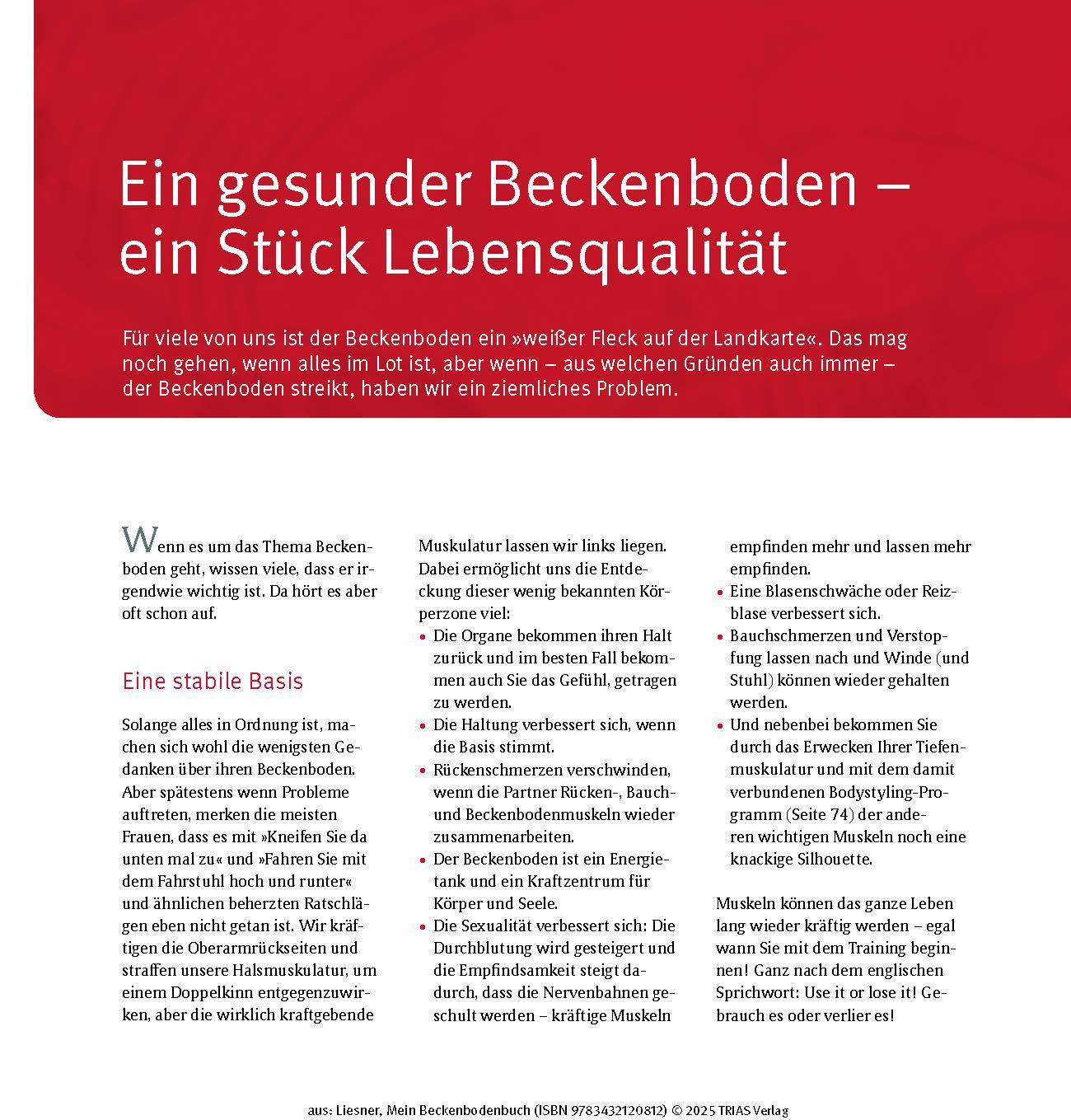 Mein Beckenbodenbuch