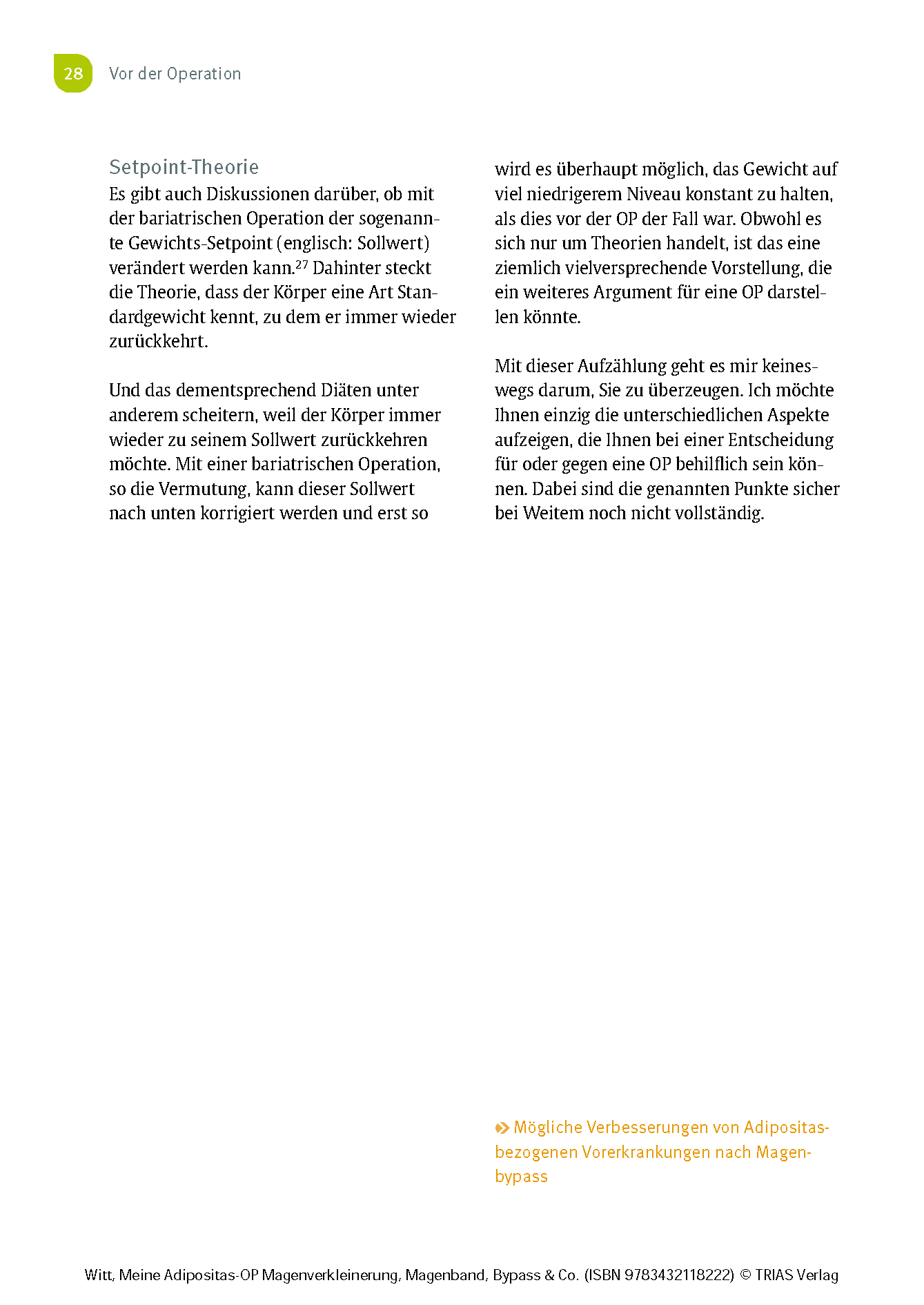 Meine Adipositas-OP. Magenverkleinerung, Magenband, Bypass & Co.