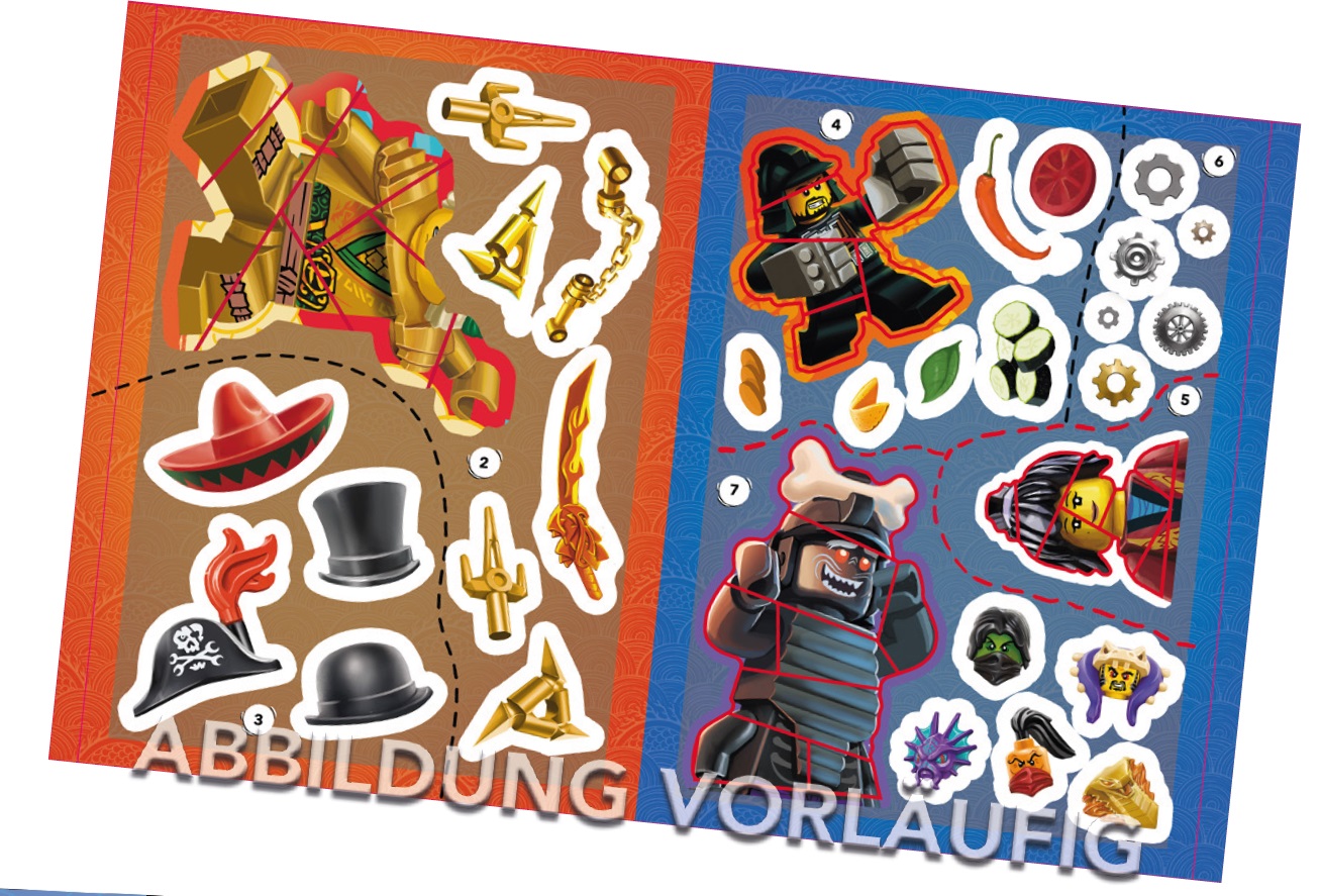 LEGO® NINJAGO® – Sticker-Malspass
