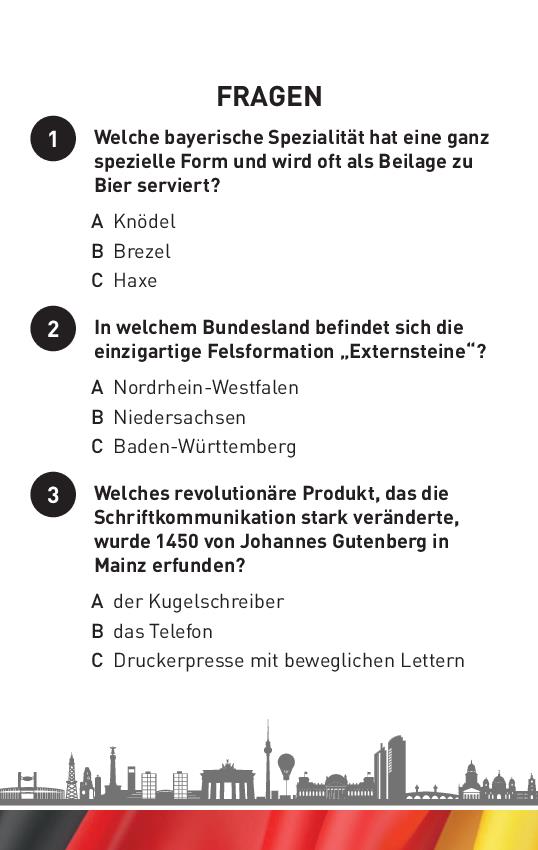 Deutschland-Quiz I ab 10 Jahren