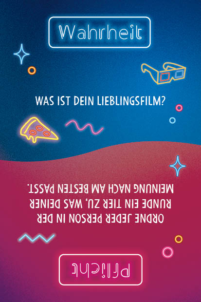 Kartenspiel: Wahrheit oder Pflicht für Besties Kartenspiel: Wahrheit oder Pflicht für Besties