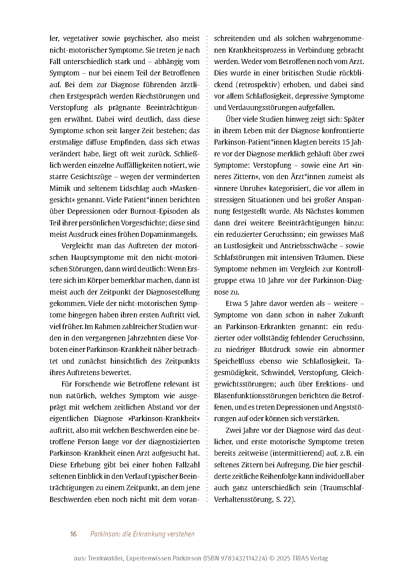 Expertenwissen: Parkinson