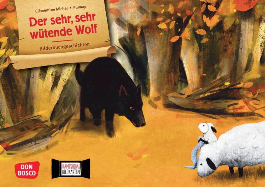 Der sehr, sehr wütende Wolf. Kamishibai Bildkartenset