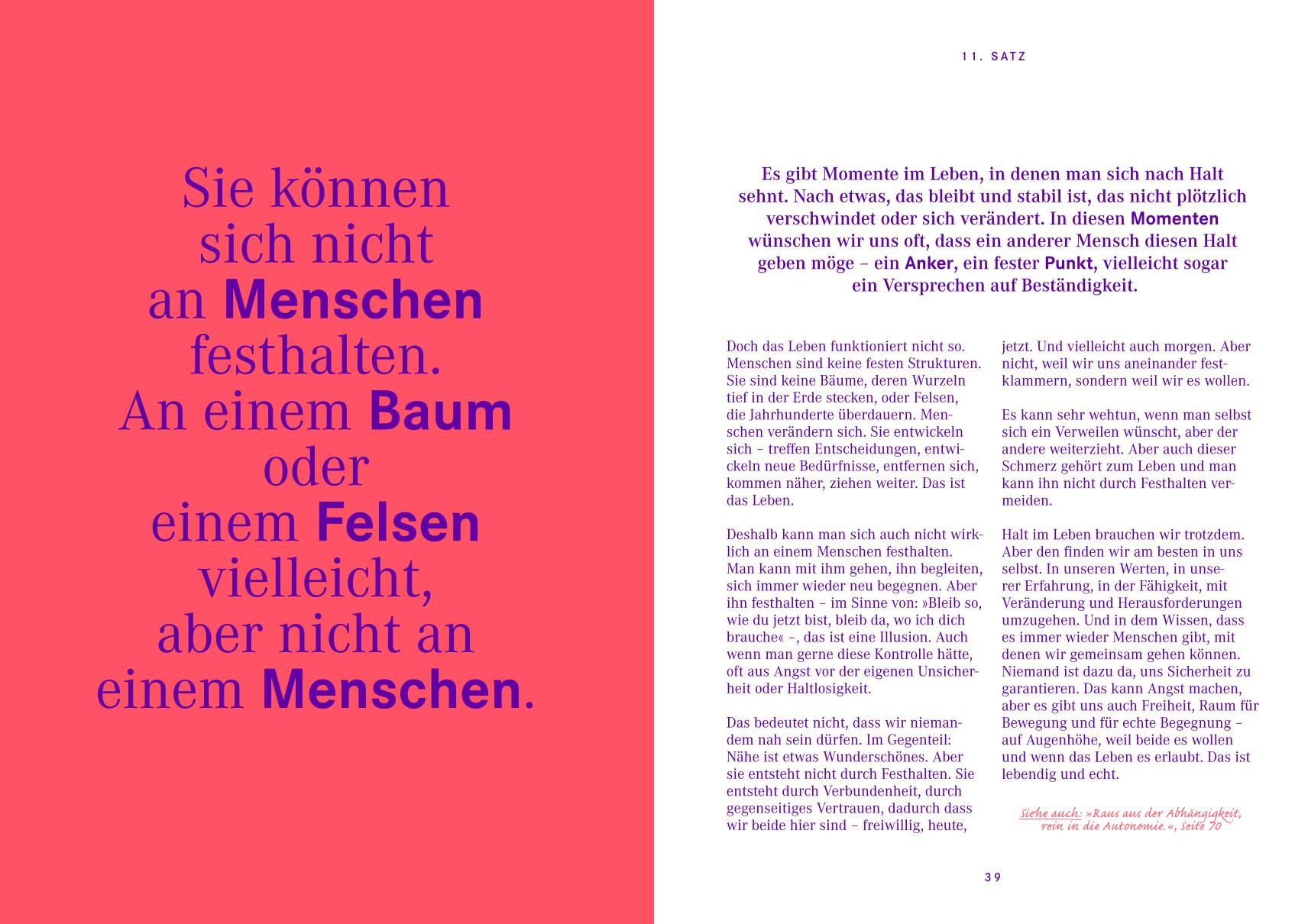 In der Komfortzone wächst nichts. Die schönsten Gärten blühen außerhalb.