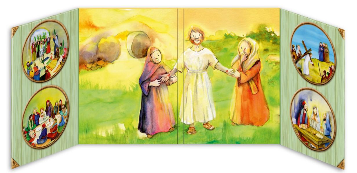 Aufklapp-Altar "Ostern"