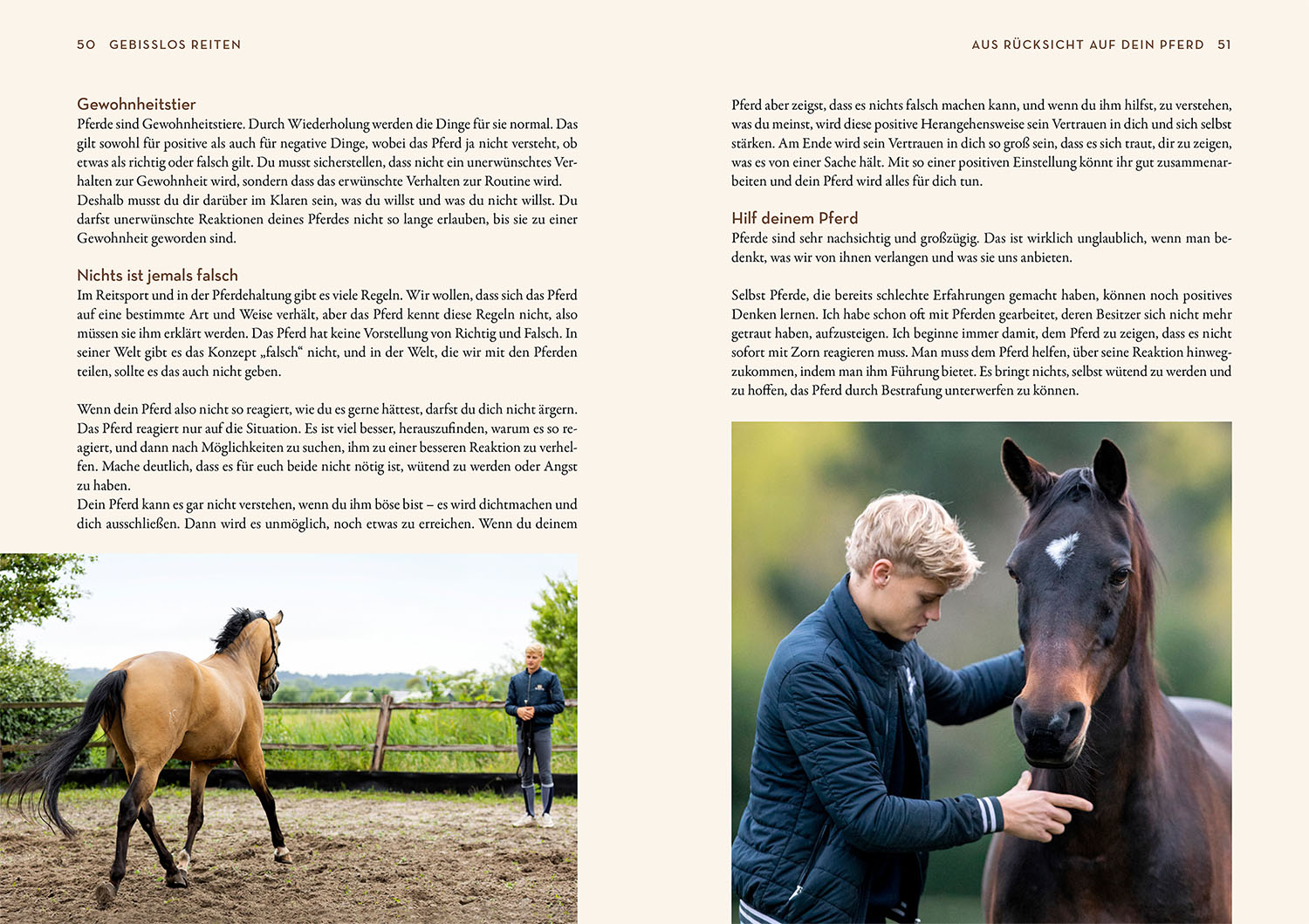 Gebisslos Reiten