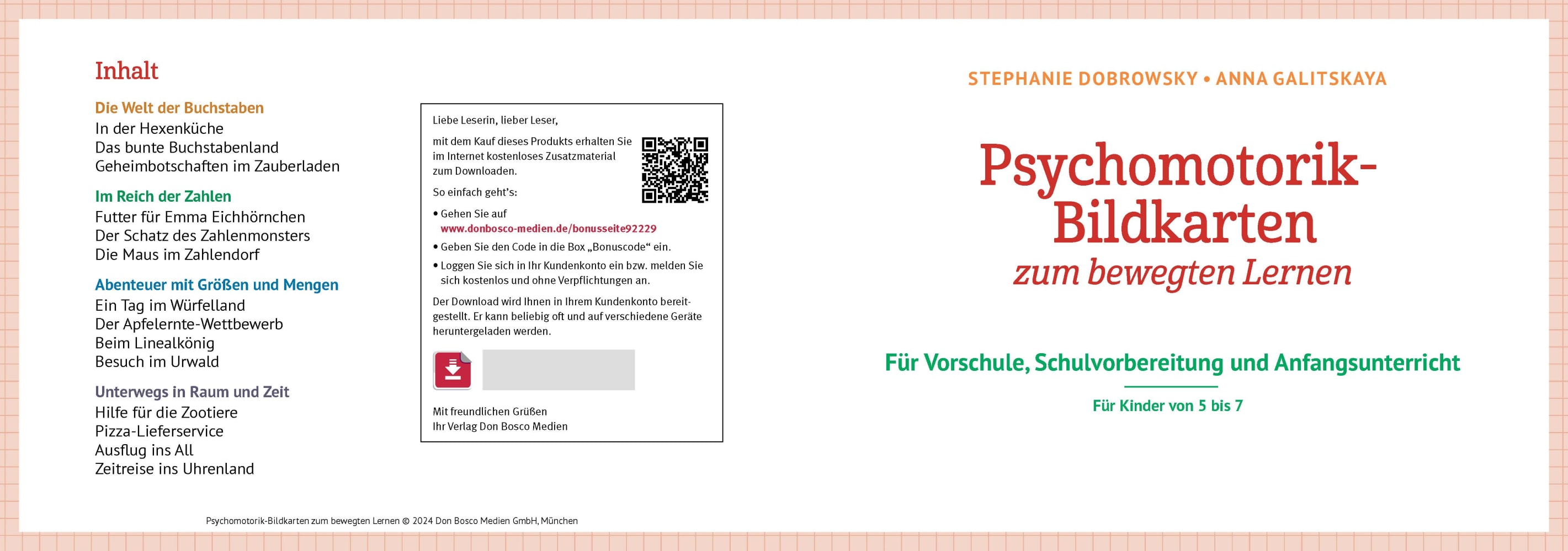 Psychomotorik-Bildkarten zum bewegten Lernen