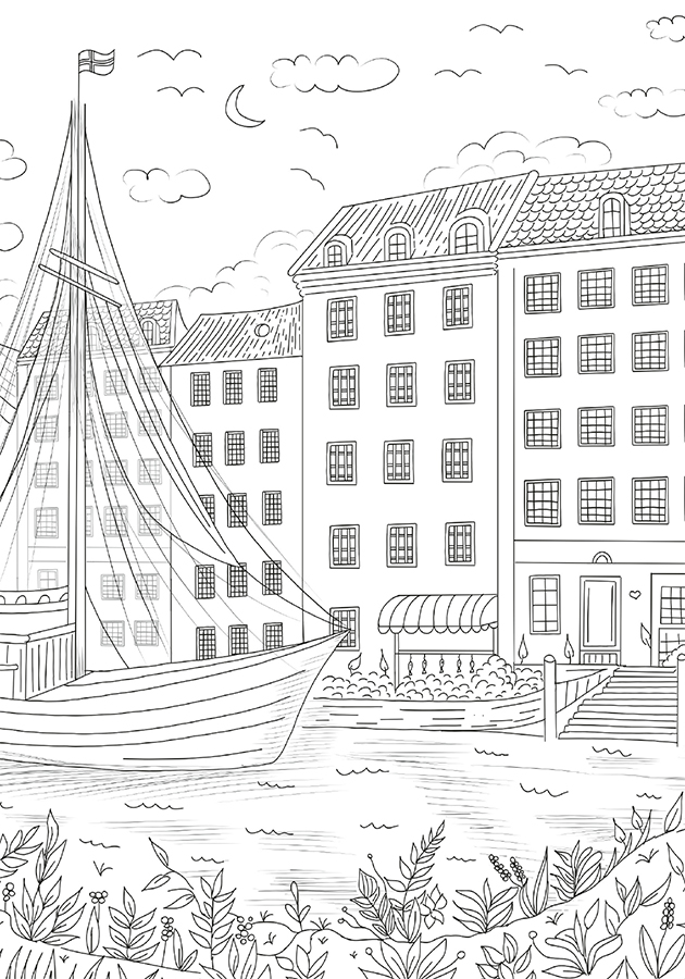 Colorful World Weltreise Designdose mit 12 Buntstiften