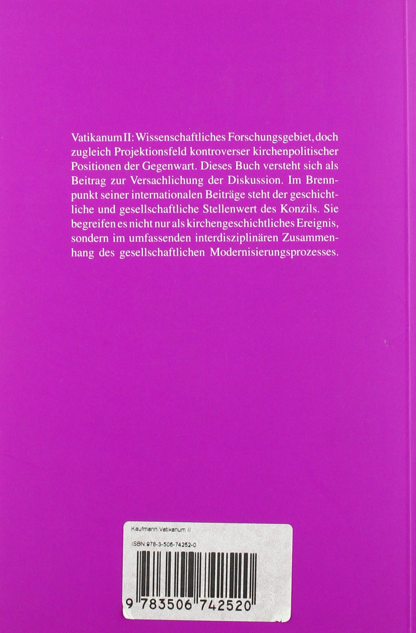 Vatikanum II und Modernisierung