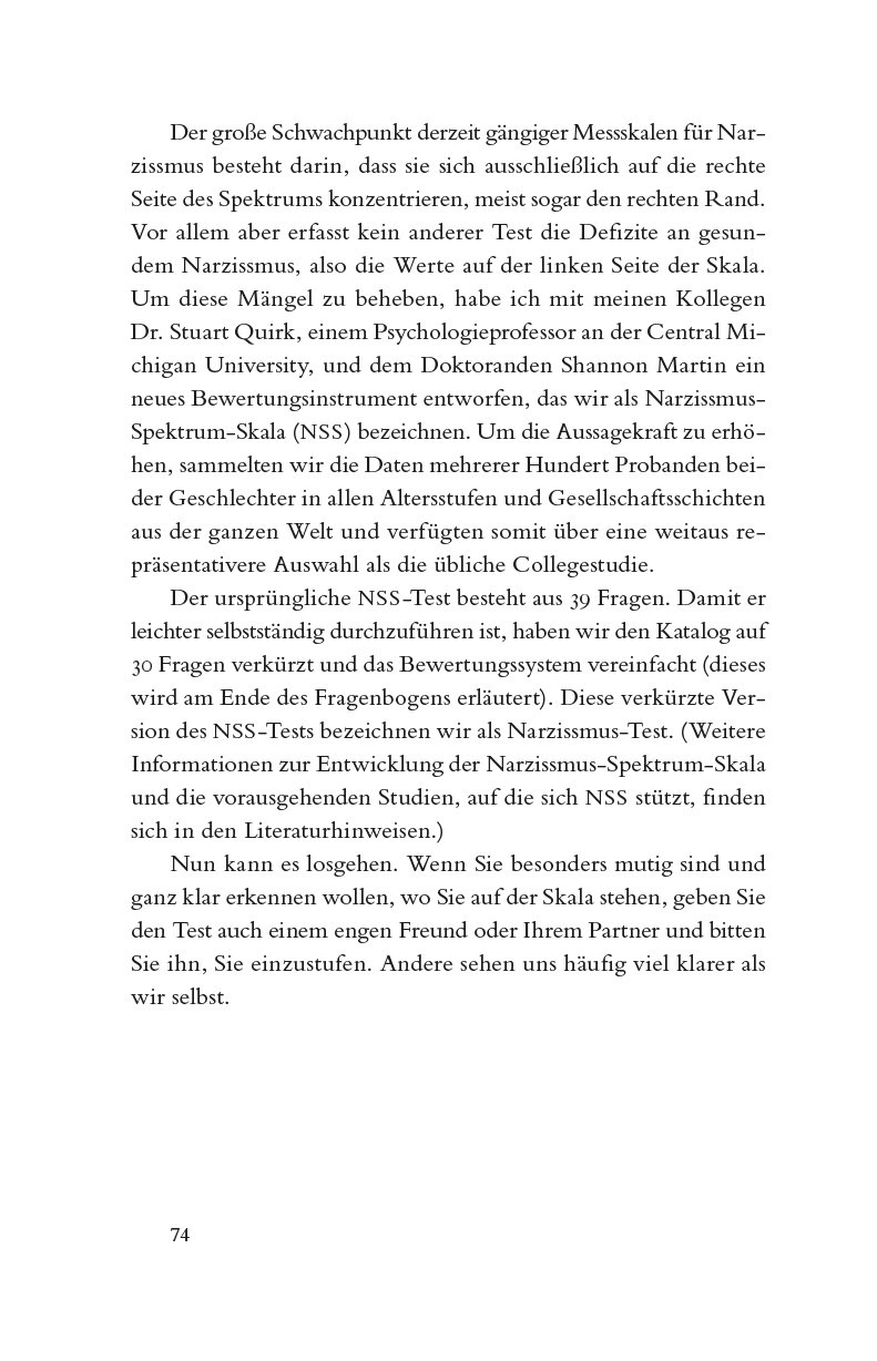 Der Narzissten-Test