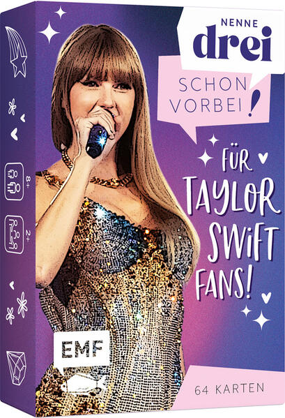 Kartenspiel: Nenne drei – schon vorbei! ... für Taylor Swift-Fans! Kartenspiel: Nenne drei – schon vorbei! ... für Taylor Swift-Fans!
