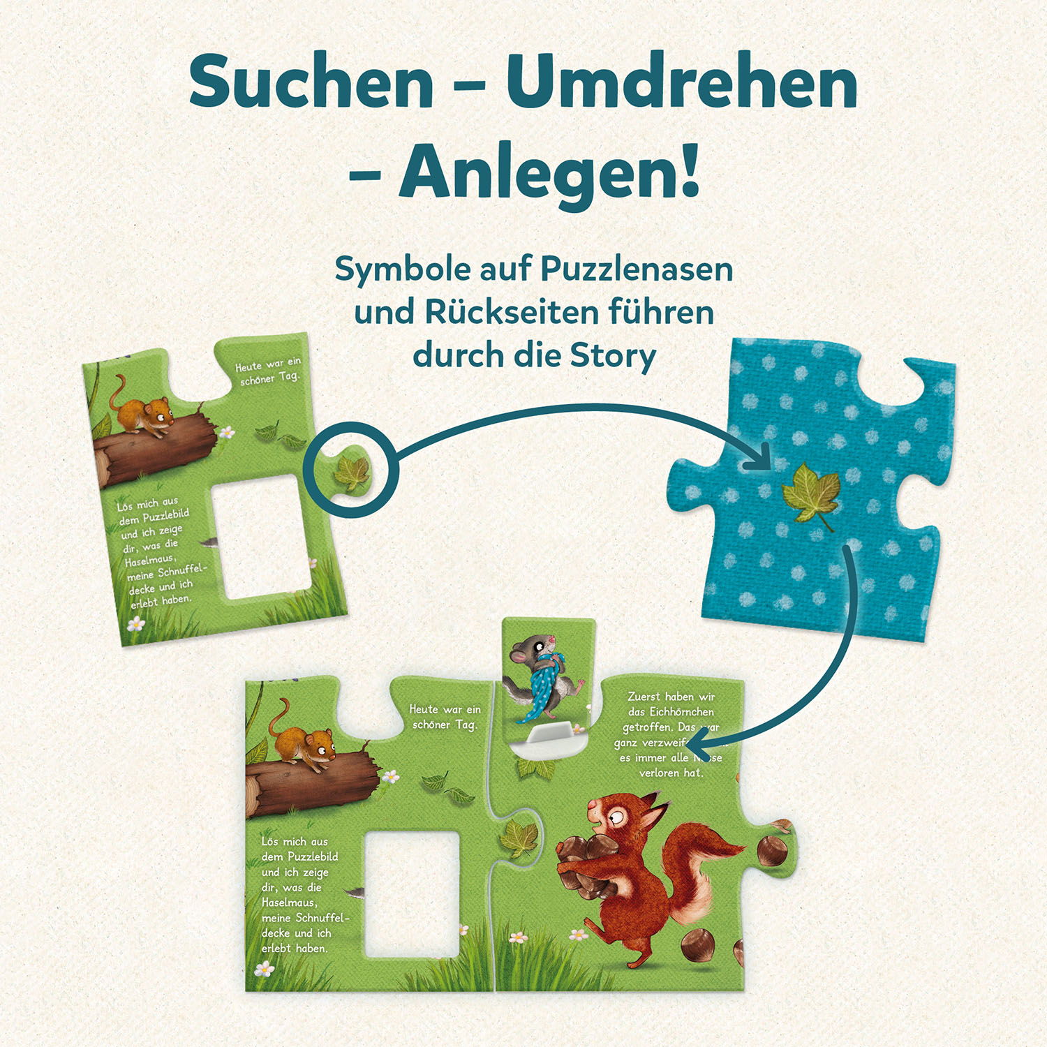Mein erstes Story-Puzzle: Der kleine Siebenschläfer