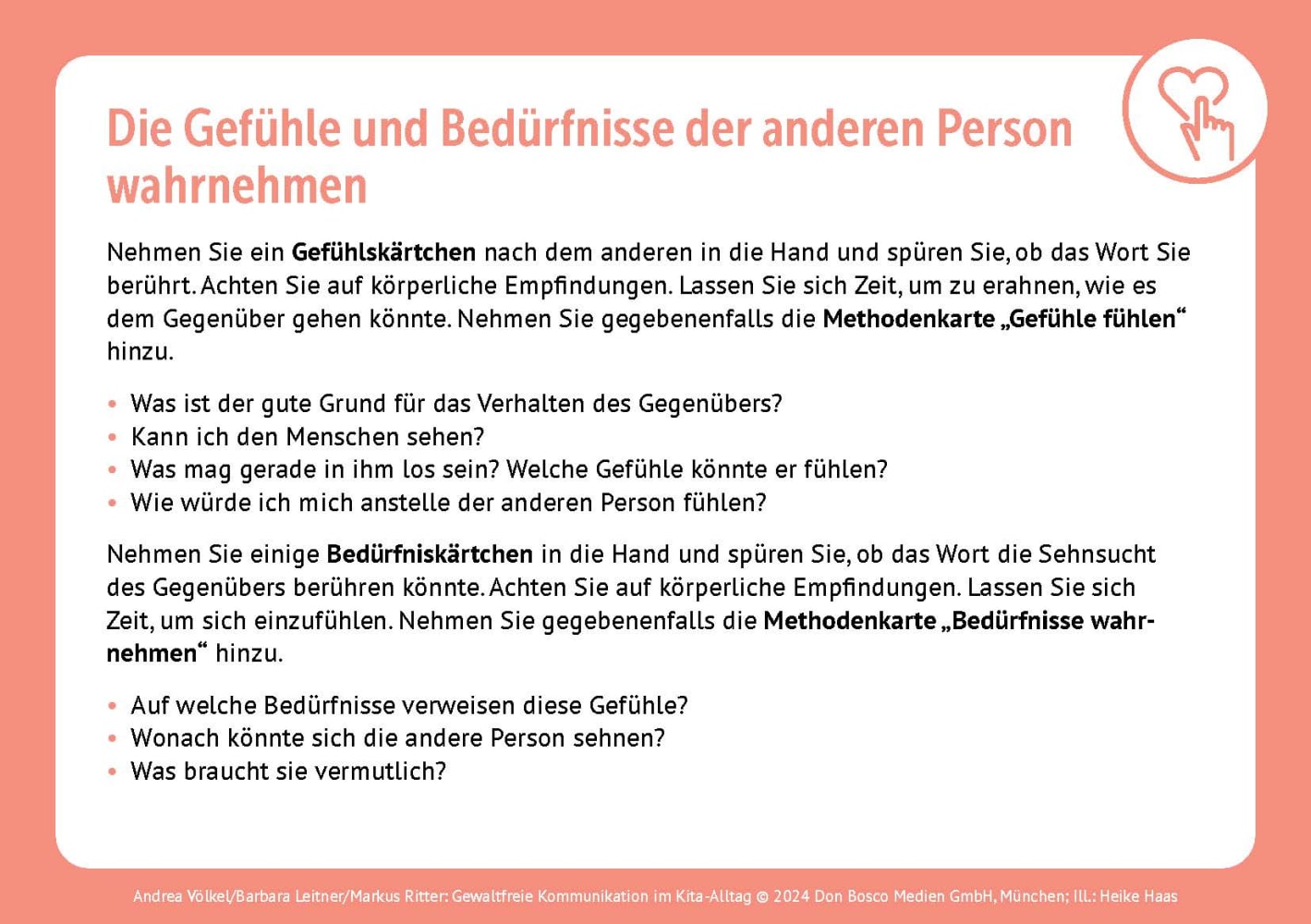 Gewaltfreie Kommunikation im Kita-Alltag