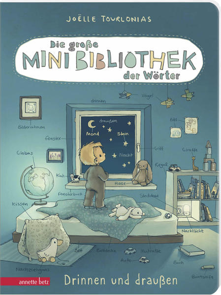 Die große Mini-Bibliothek der Wörter - Drinnen und draußen: Pappbilderbuch (Die große Mini-Bibliothek der Wörter)