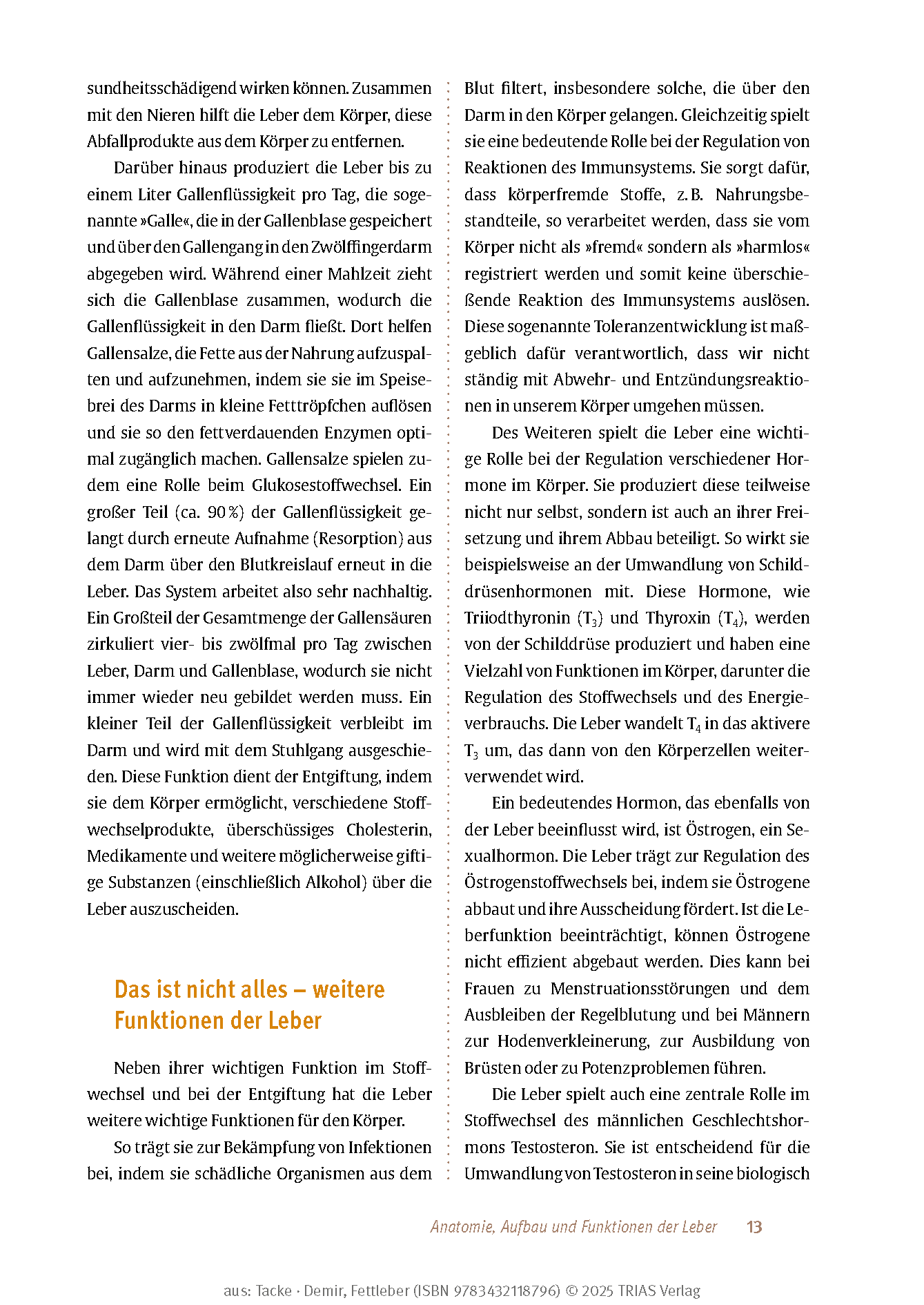 Expertenwissen: Fettleber