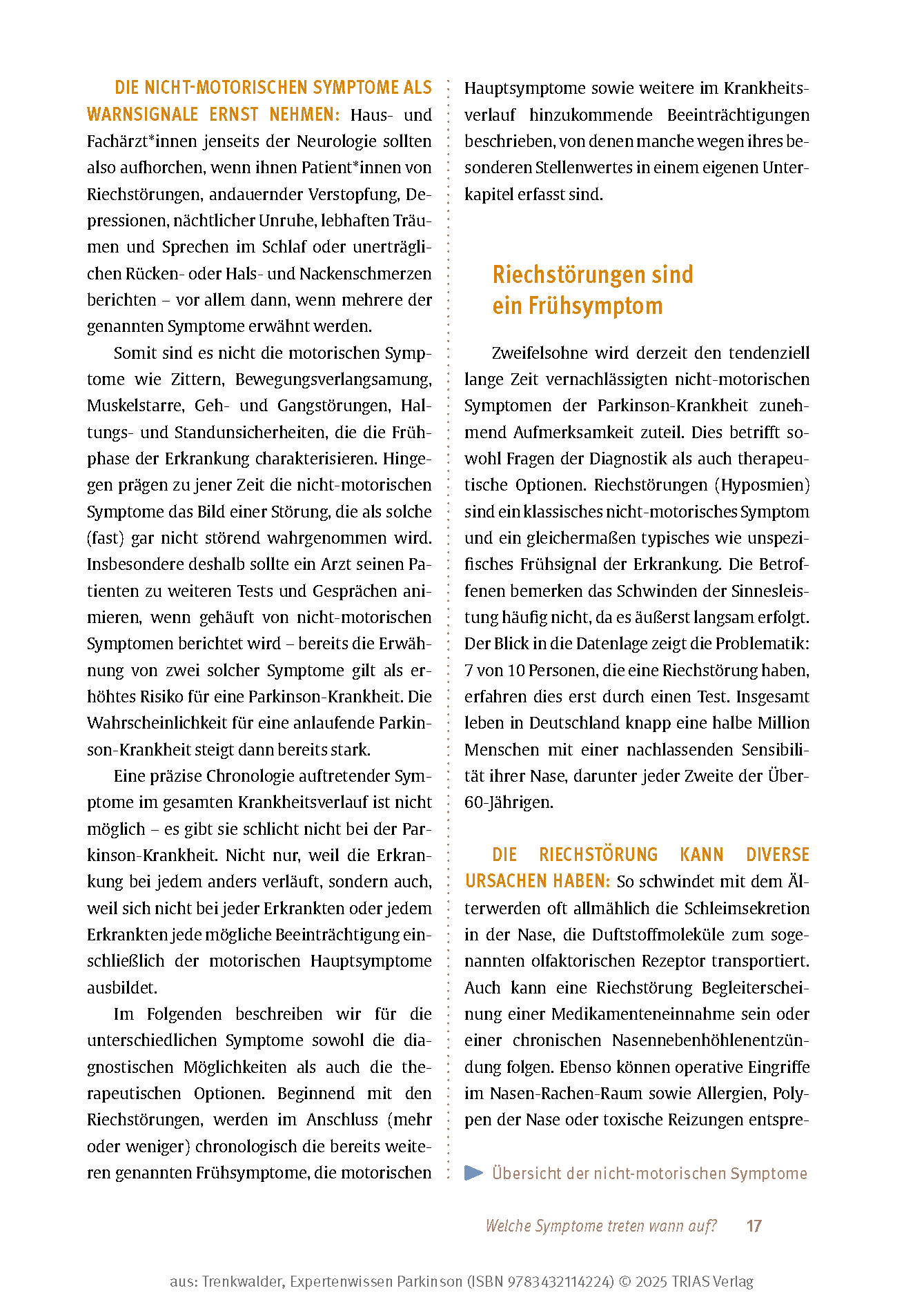Expertenwissen: Parkinson