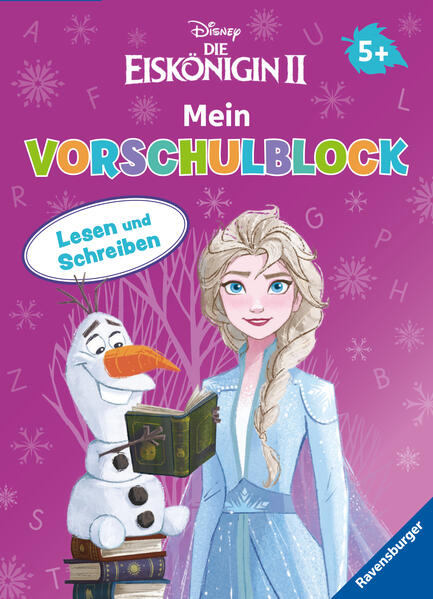Disney Die Eiskönigin 2 Mein Vorschulblock Lesen und Schreiben - Konzentration, Erstes Lesen und Schreiben und Rätseln ab 5 Jahren - Spielerisches Lernen für Anna und Elsa - Fans ab Vorschule