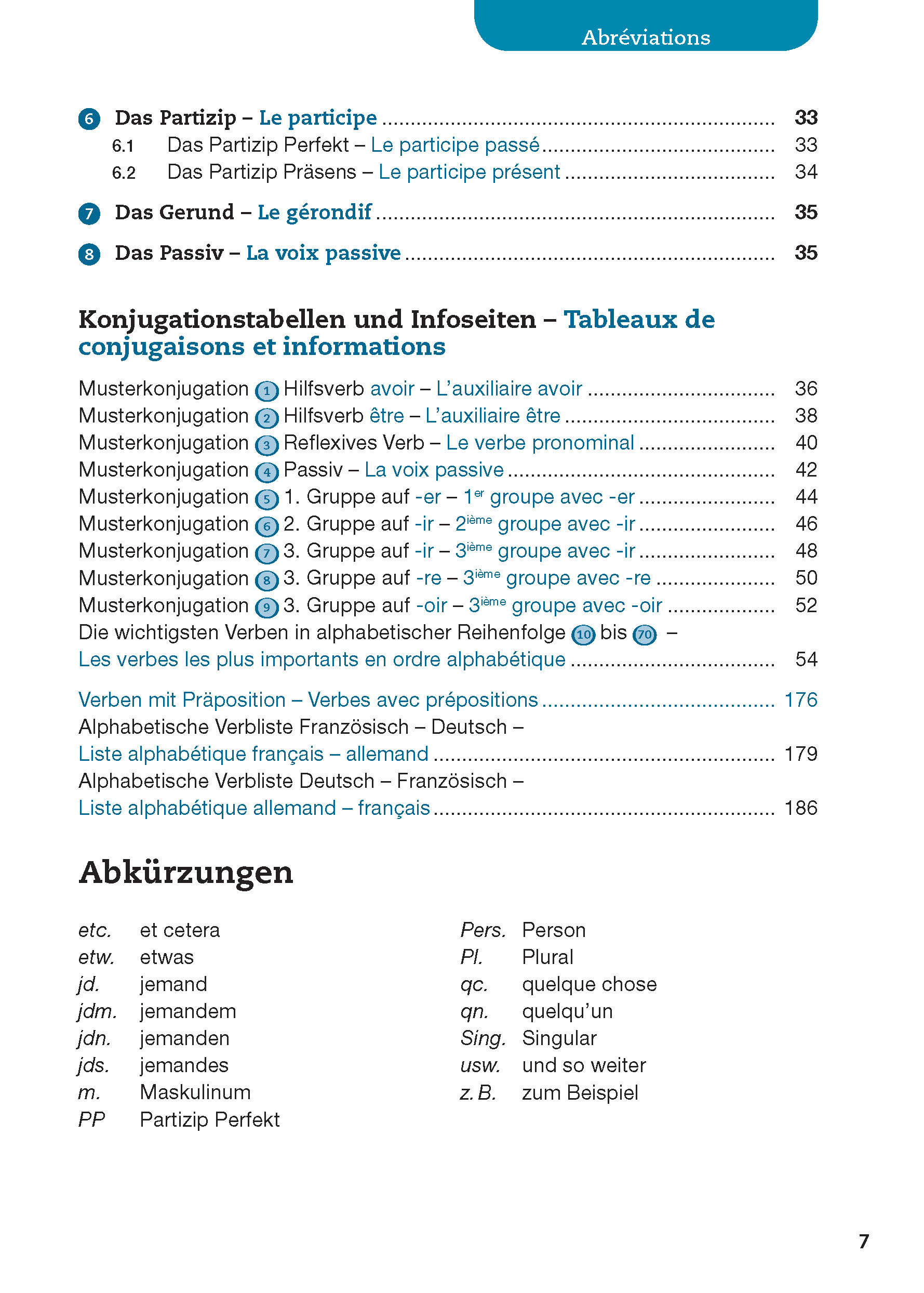 Langenscheidt Verbtabellen Französisch