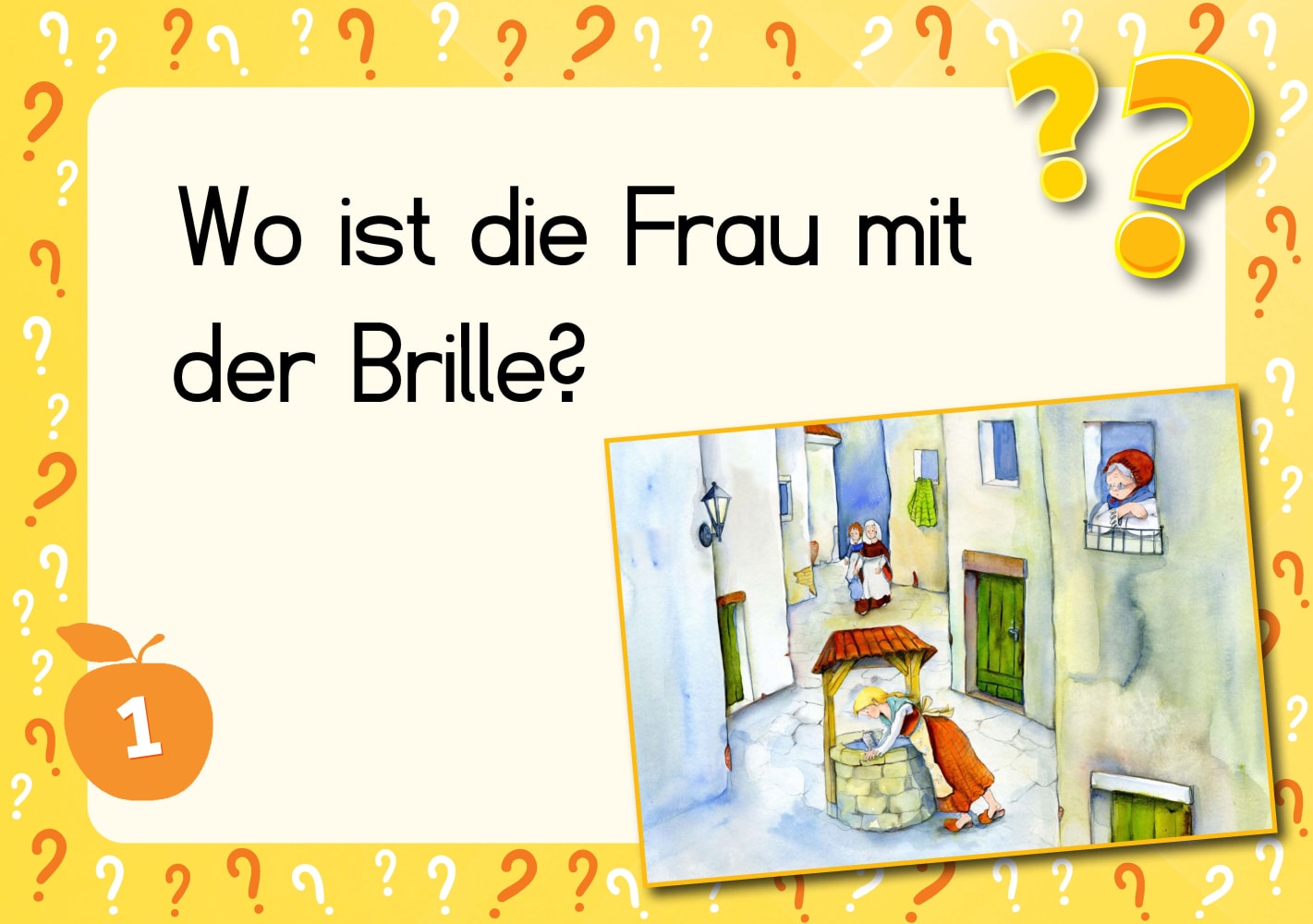 Lesen üben mit Bilderrätseln zu Frau Holle. 34 Bildkarten zur Leseförderung