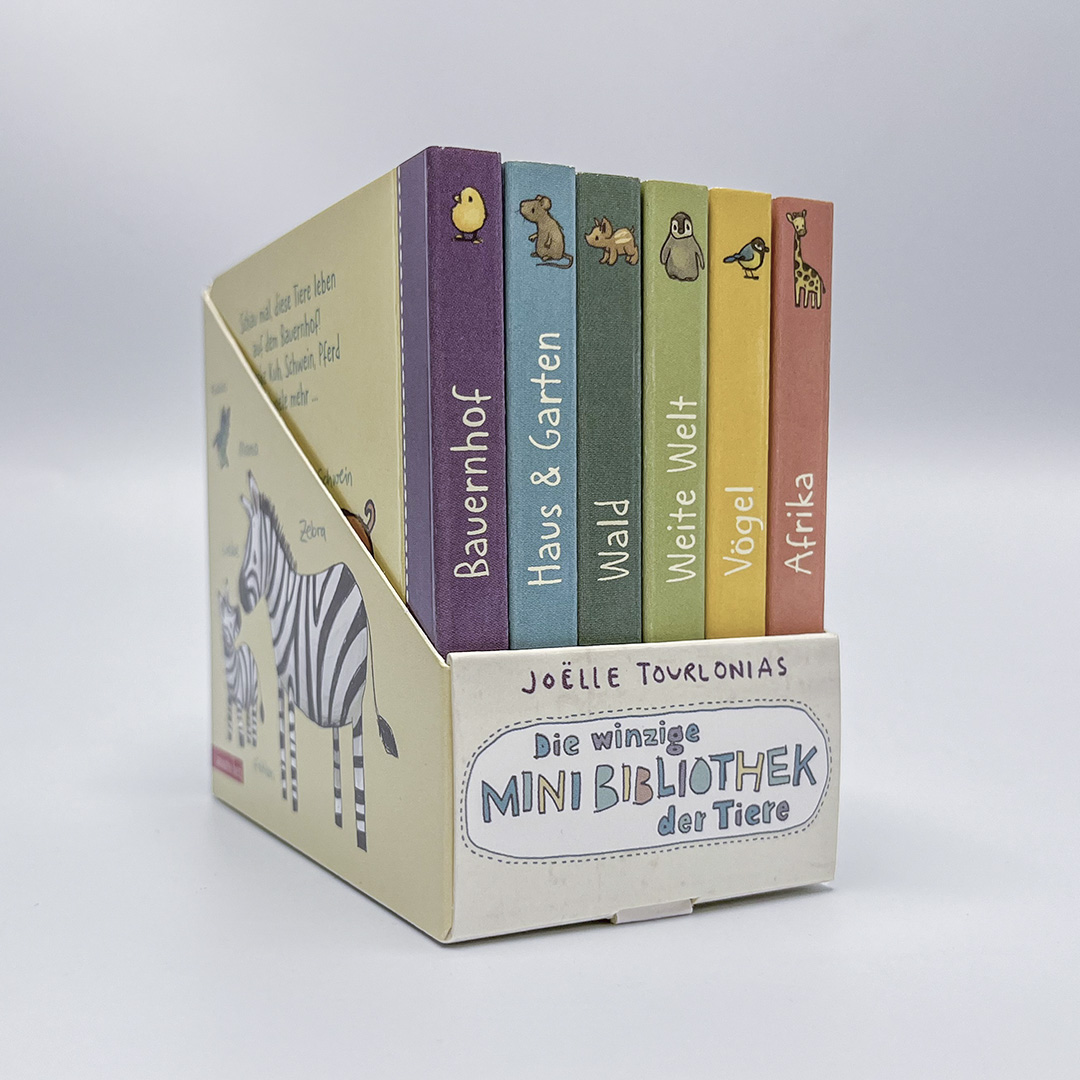 Die winzige Mini-Bibliothek der Tiere (Die Mini-Bibliothek der Wörter, Bd.)