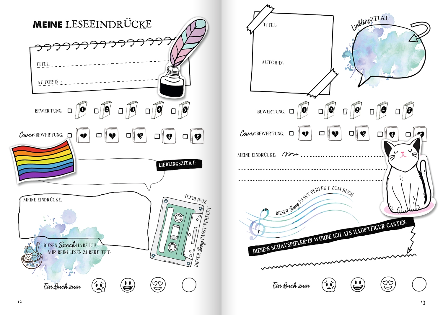 Mein Book Journal. Von der erfolgreichen Buchbloggerin @liberiarium