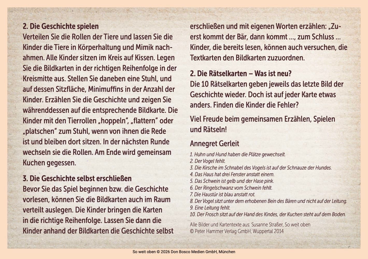 So weit oben