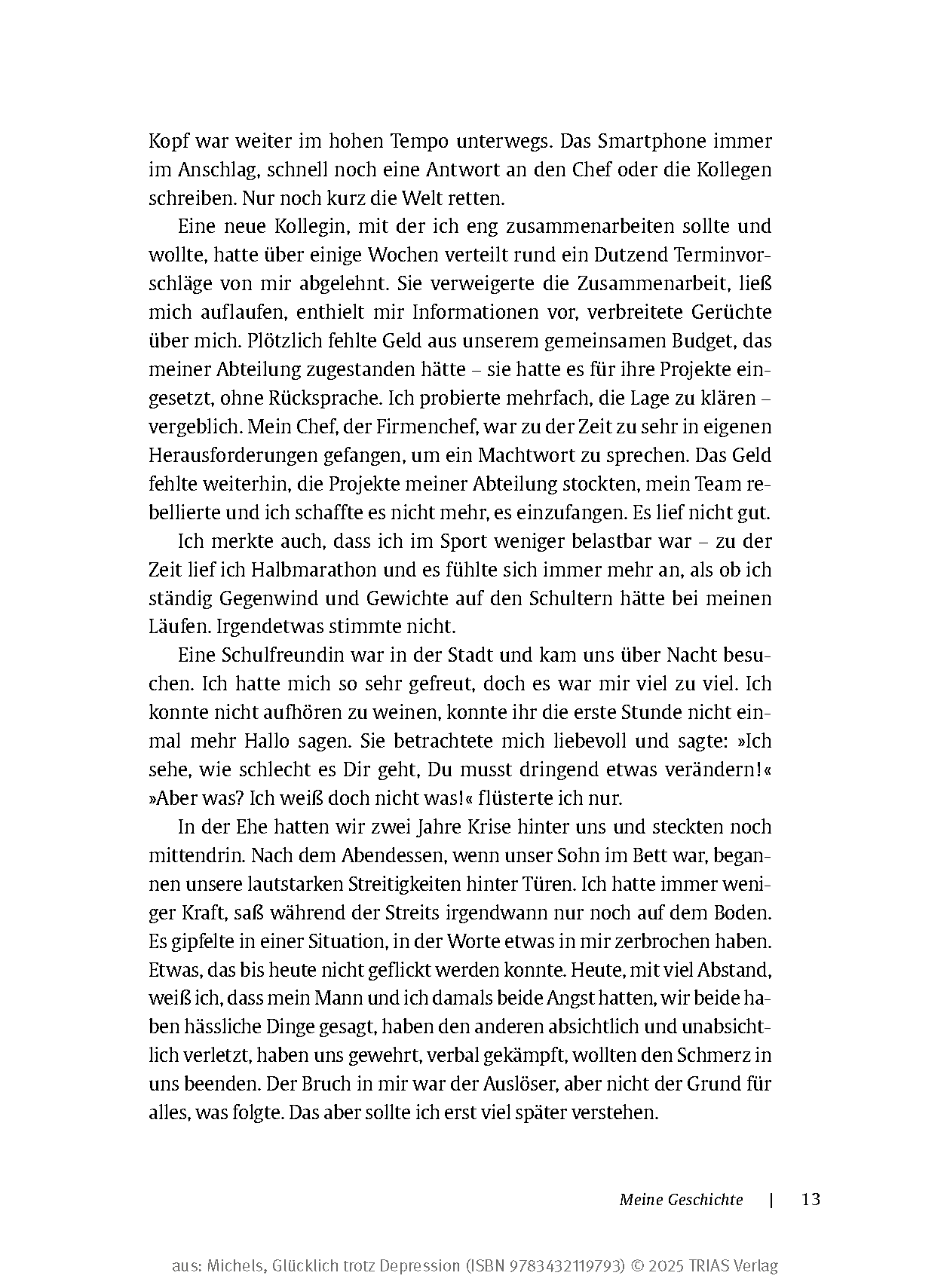 Glücklich trotz Depression