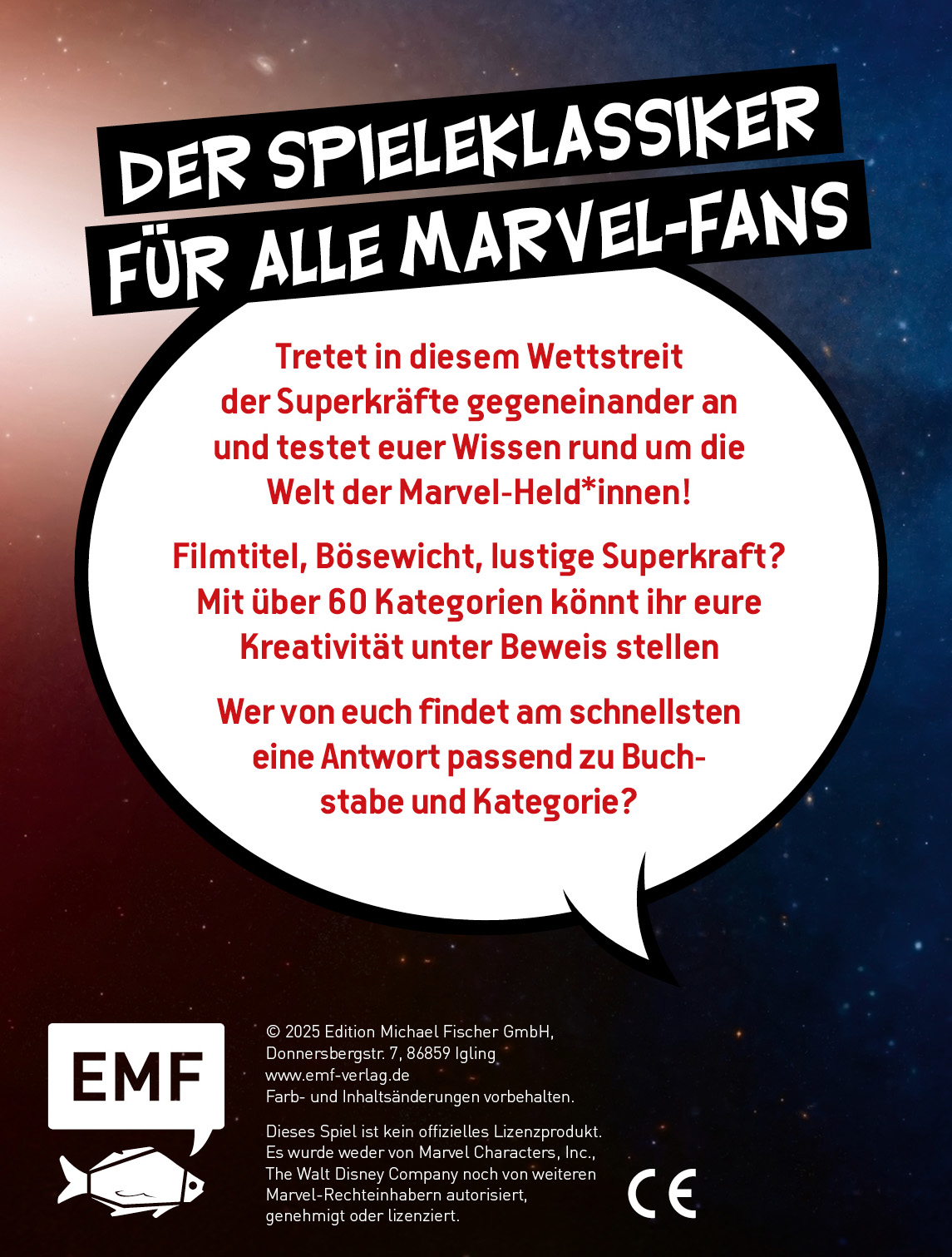 Kartenspiel: Stadt, Land, ... Das inoffizielle Spiel für Marvel-Fans mit 128 Karten Kartenspiel: Stadt, Land, ... Das inoffizielle Spiel für Marvel-Fans mit 128 Karten