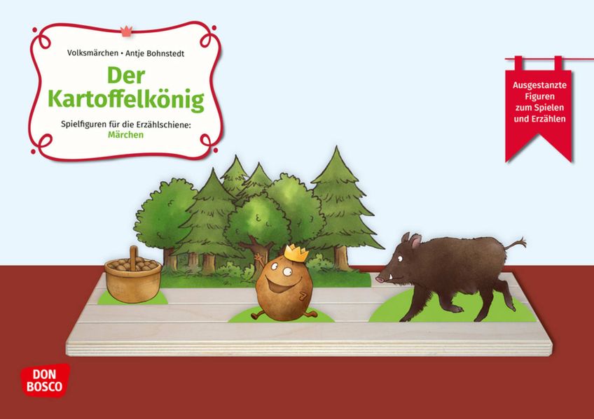 Der Kartoffelkönig. Erzählschienen-Figurenset