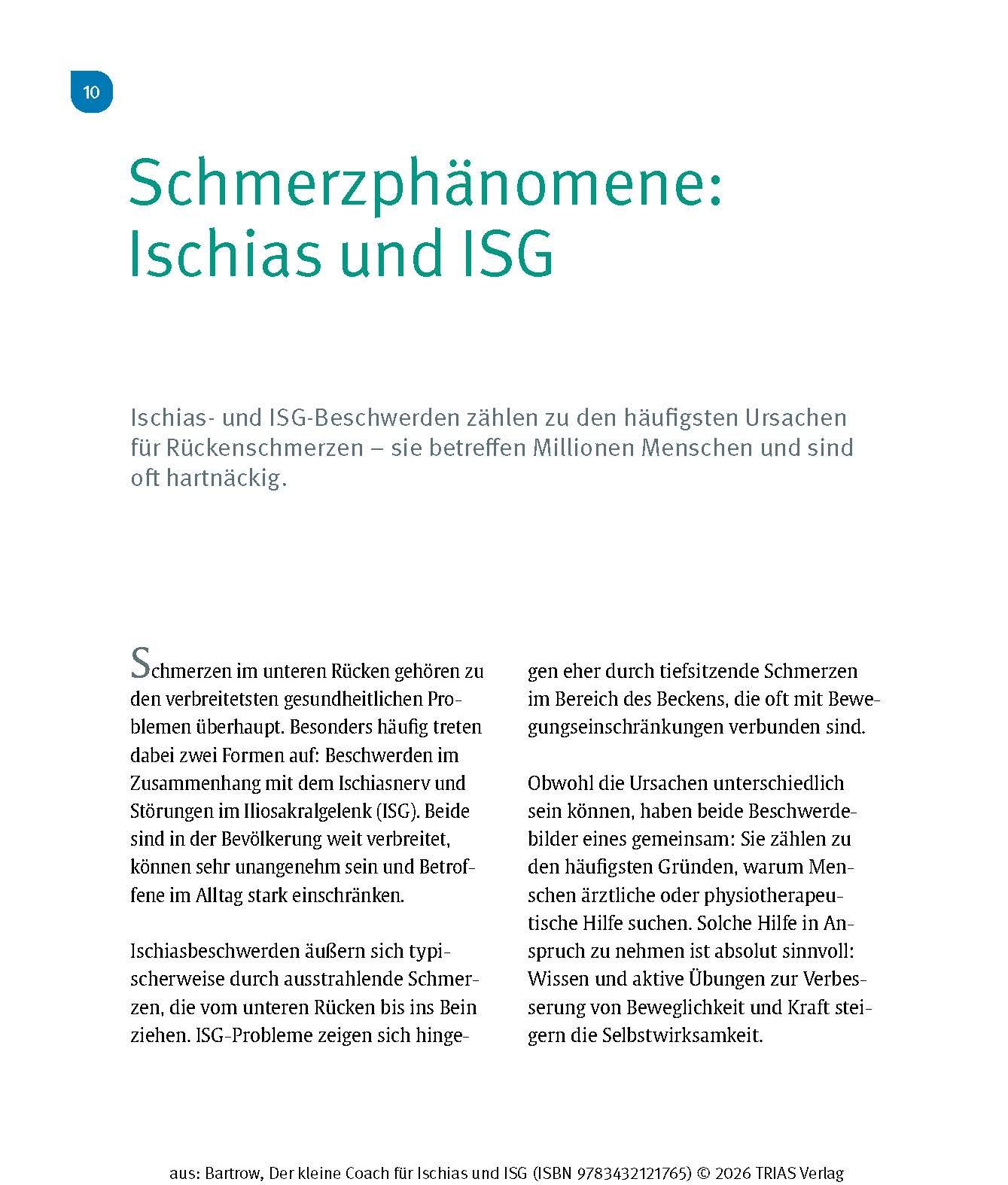 Der kleine Coach für Ischias und ISG