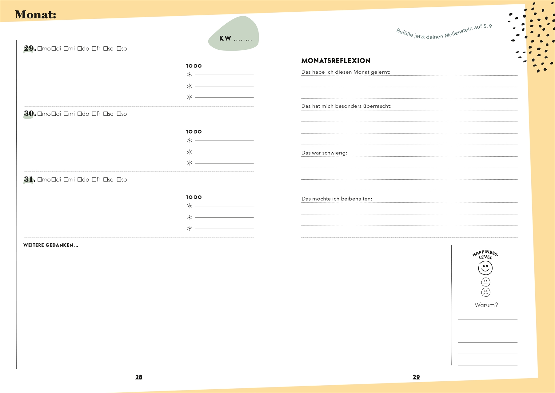 Be Green Daily Planner