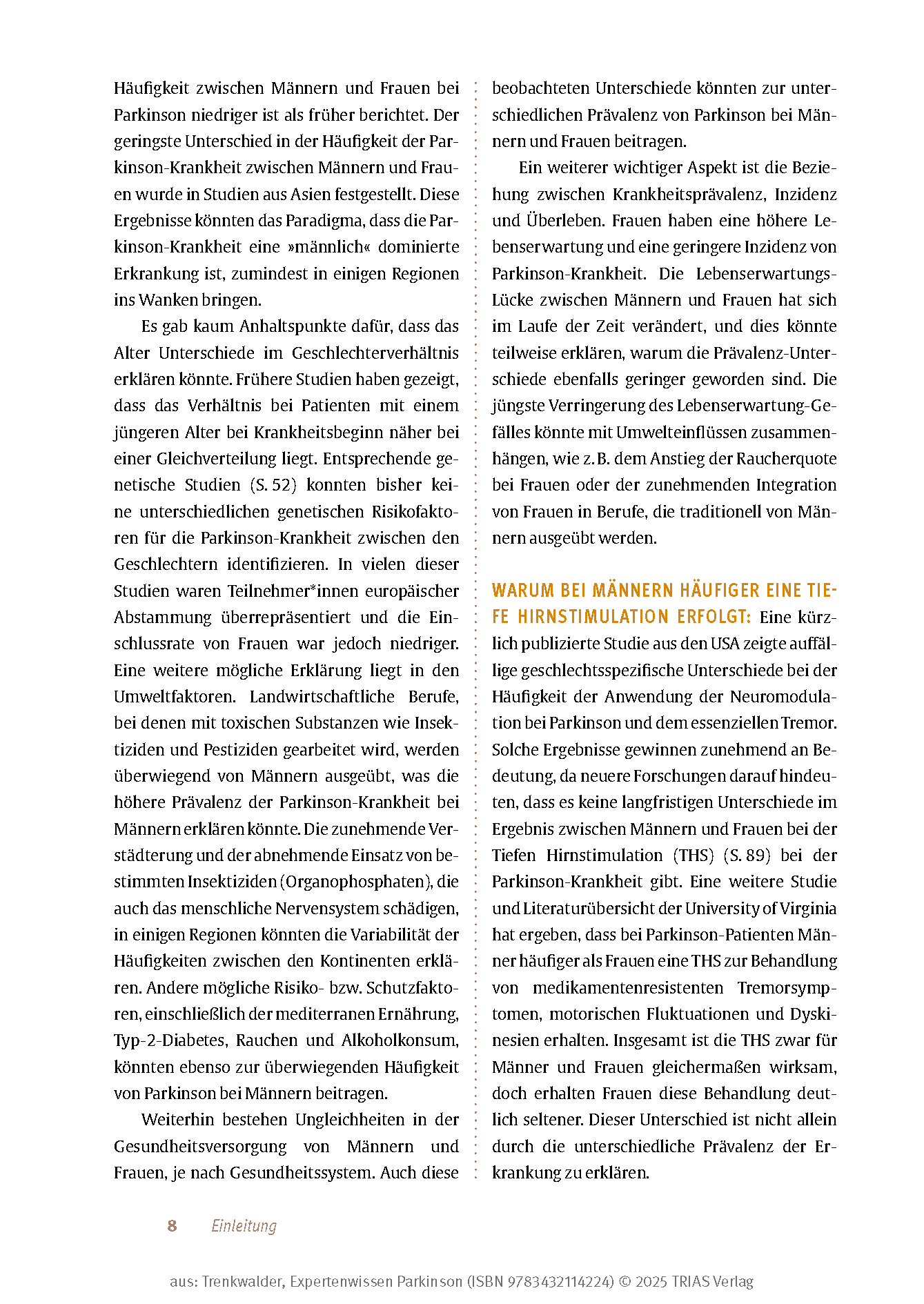 Expertenwissen: Parkinson