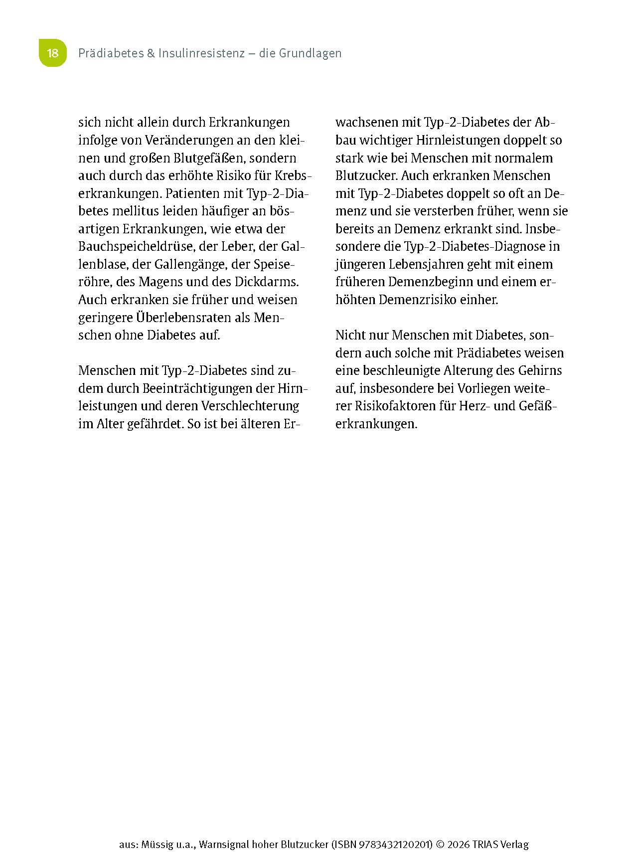 Warnsignal hoher Blutzucker