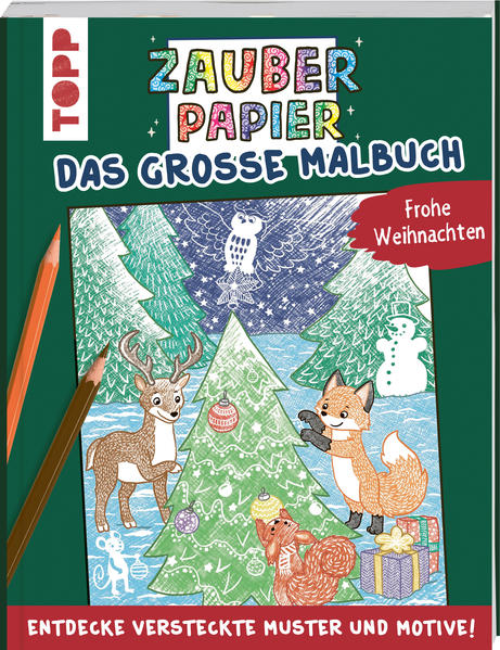 Zauberpapier - Das große Malbuch - Frohe Weihnachten