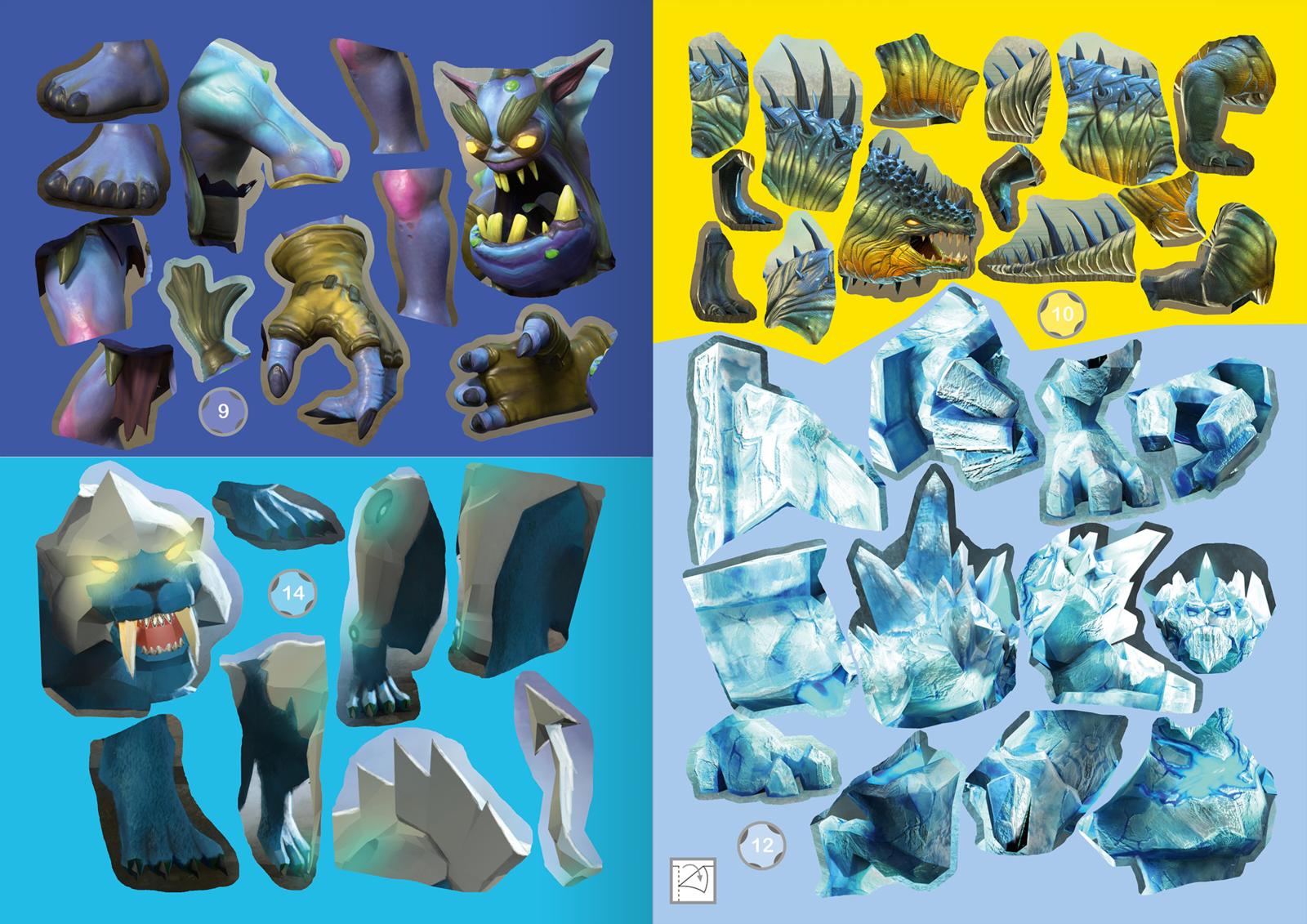 Coole Sticker – Monster bauen Coole Sticker – Monster bauen