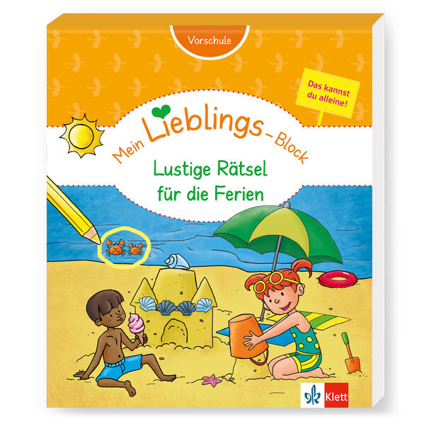 Klett Mein Lieblings-Block Lustige Rätsel für die Ferien