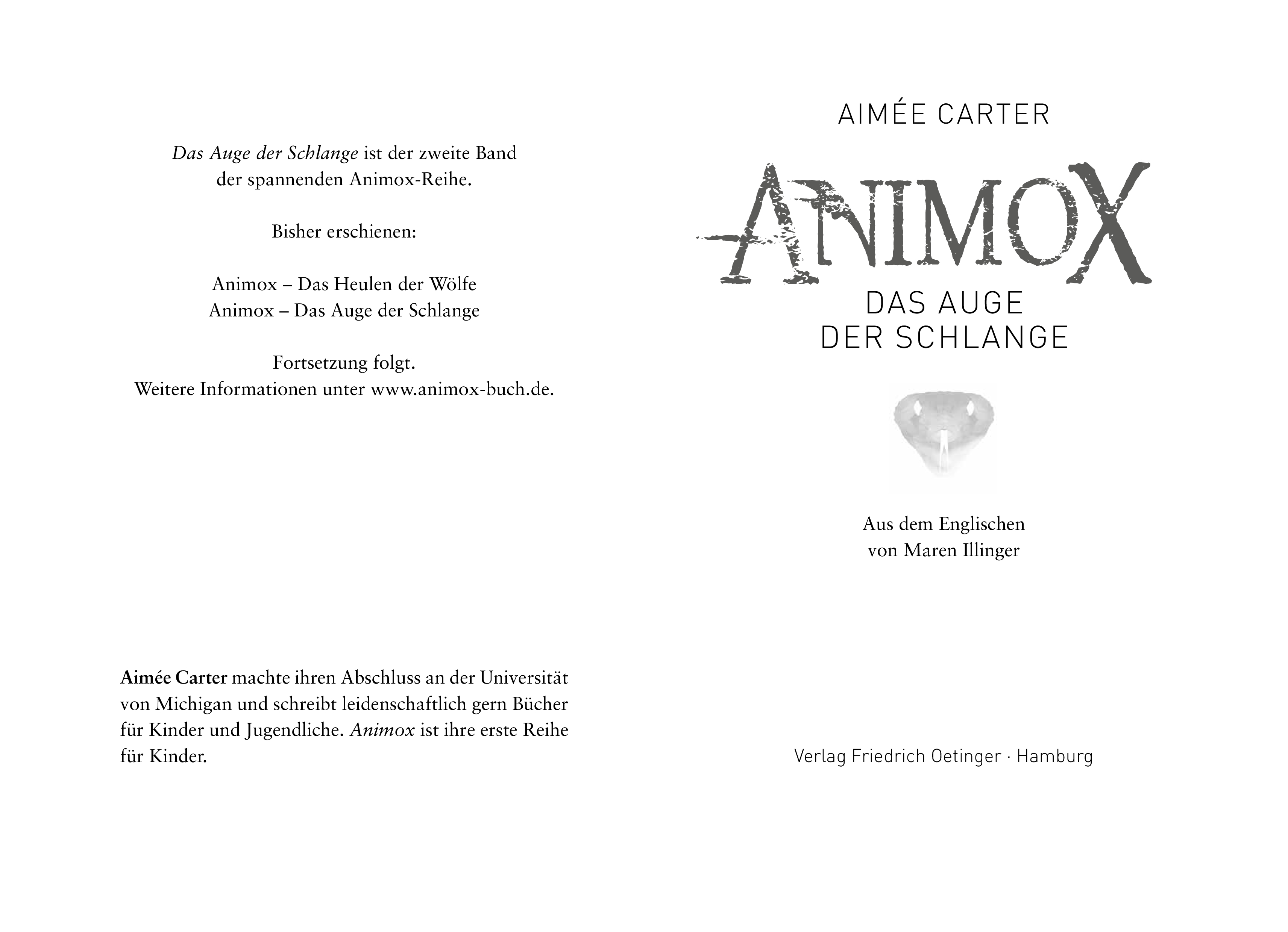 Animox 2. Das Auge der Schlange