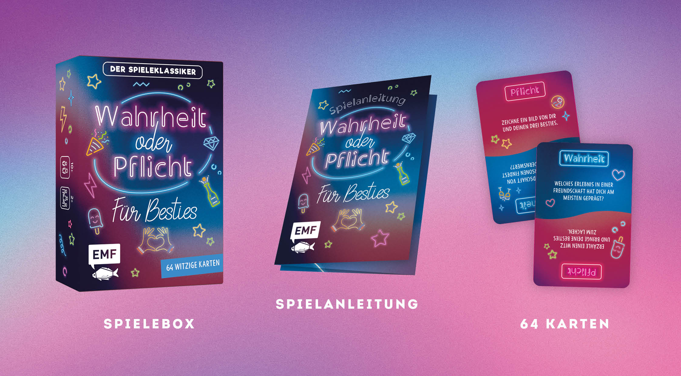 Kartenspiel: Wahrheit oder Pflicht für Besties Kartenspiel: Wahrheit oder Pflicht für Besties