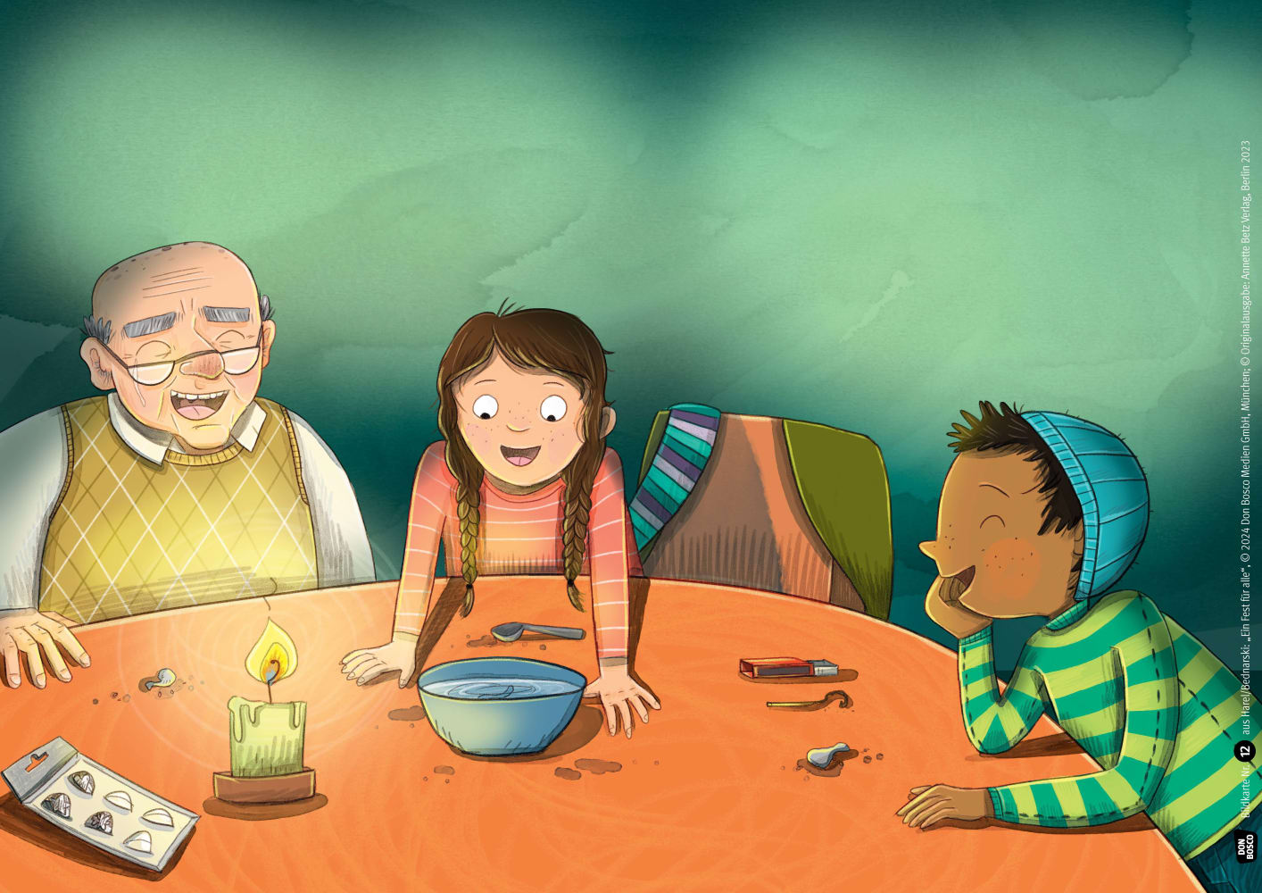 Ein Fest für alle. Schneinachten in der Nachtigallstraße. Kamishibai Bildkartenset