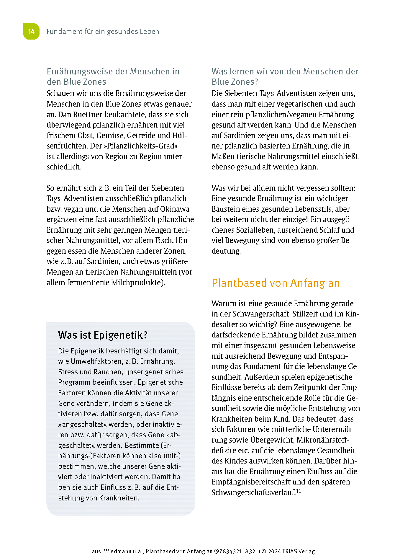 Plantbased von Anfang an: Baby & Kleinkind, Schwangerschaft & Stillzeit
