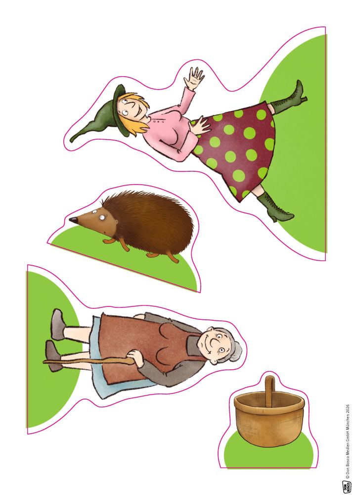Der Kartoffelkönig. Erzählschienen-Figurenset