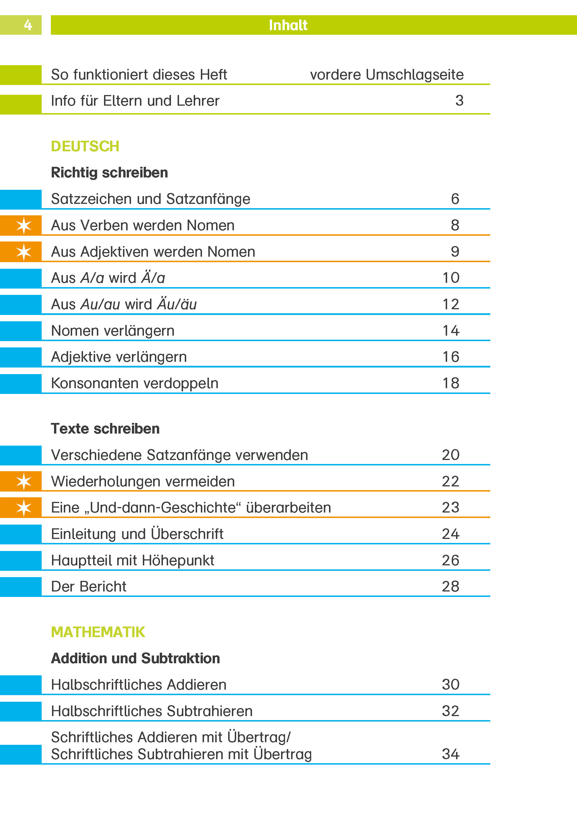 Klett Deutsch, Mathe und Englisch Die wichtigsten Themen 3. Klasse