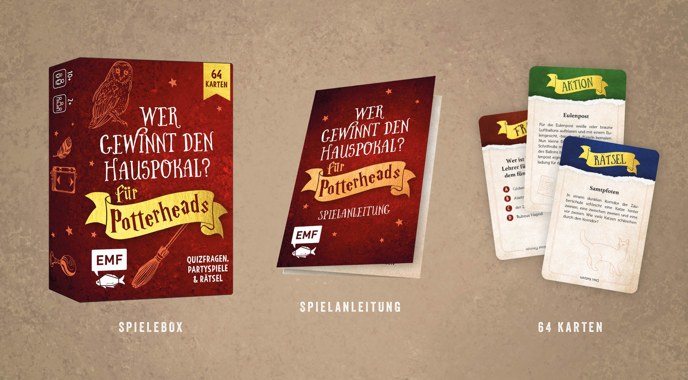 Kartenbox: Wer gewinnt den Hauspokal? Das Partyspiel für alle Potterheads Kartenbox: Wer gewinnt den Hauspokal? Das Partyspiel für alle Potterheads