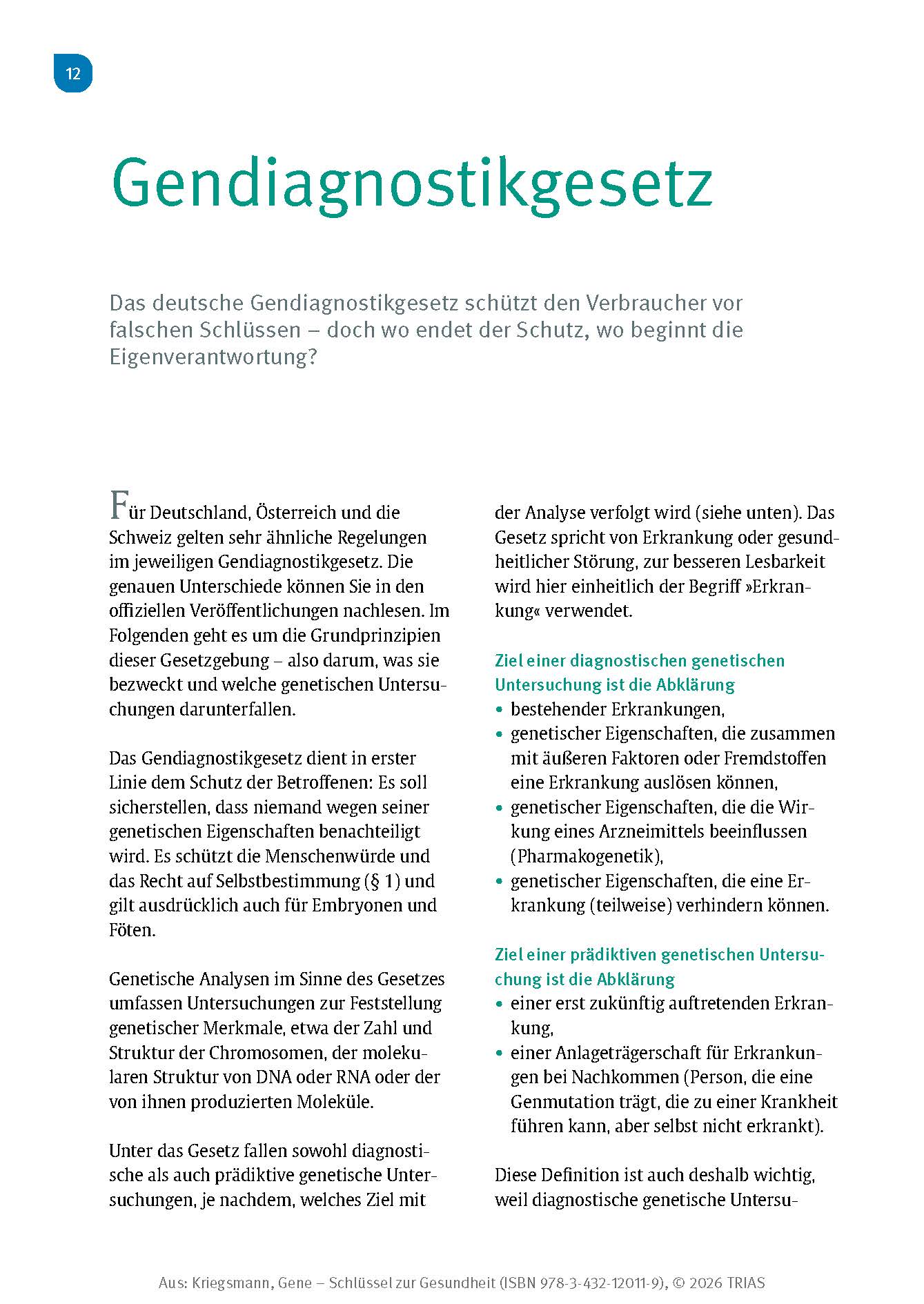 Gene - Schlüssel zur Gesundheit