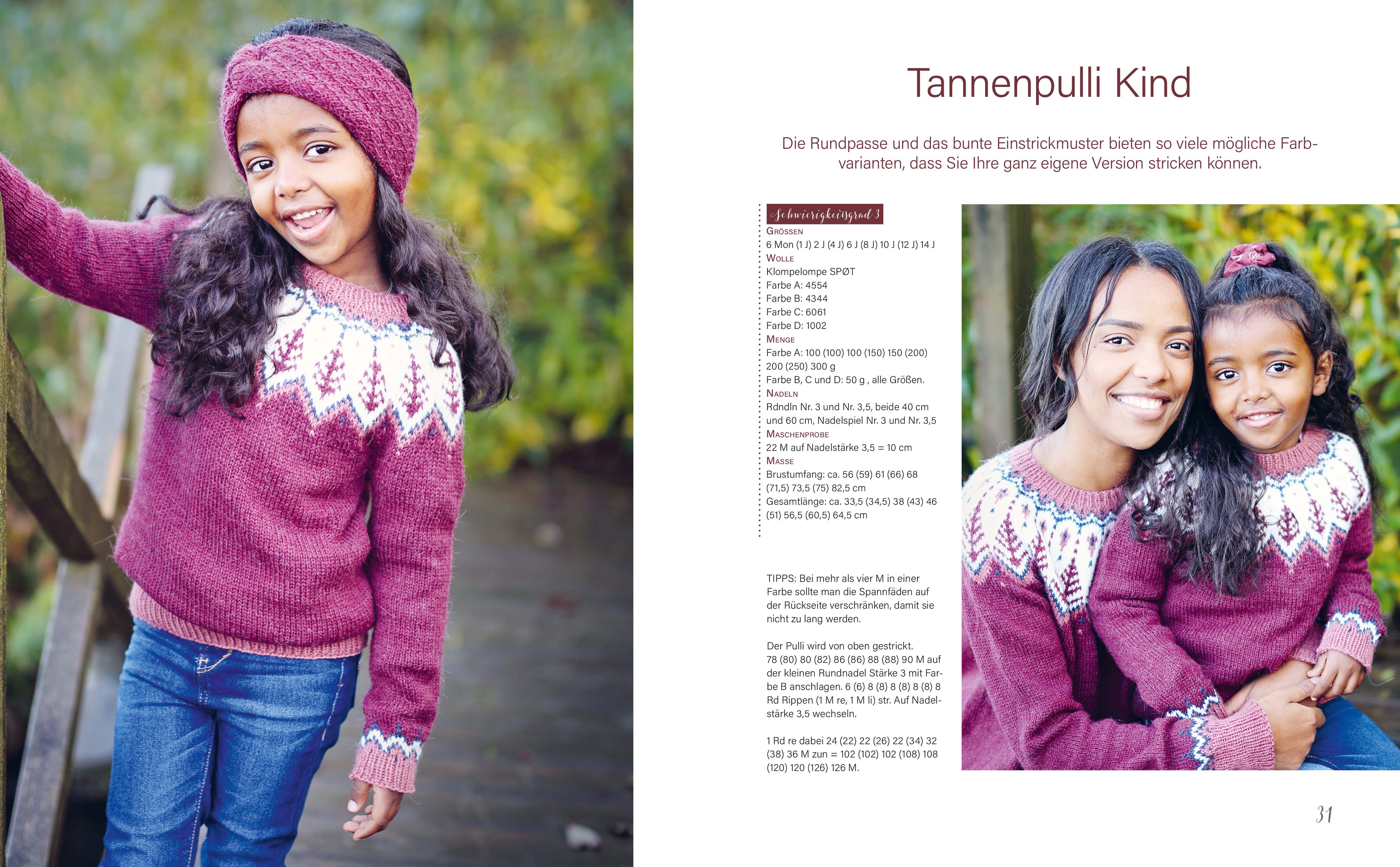Klompelompe Outdoor-Maschen. Pullover und Accessoires fürs Leben draußen