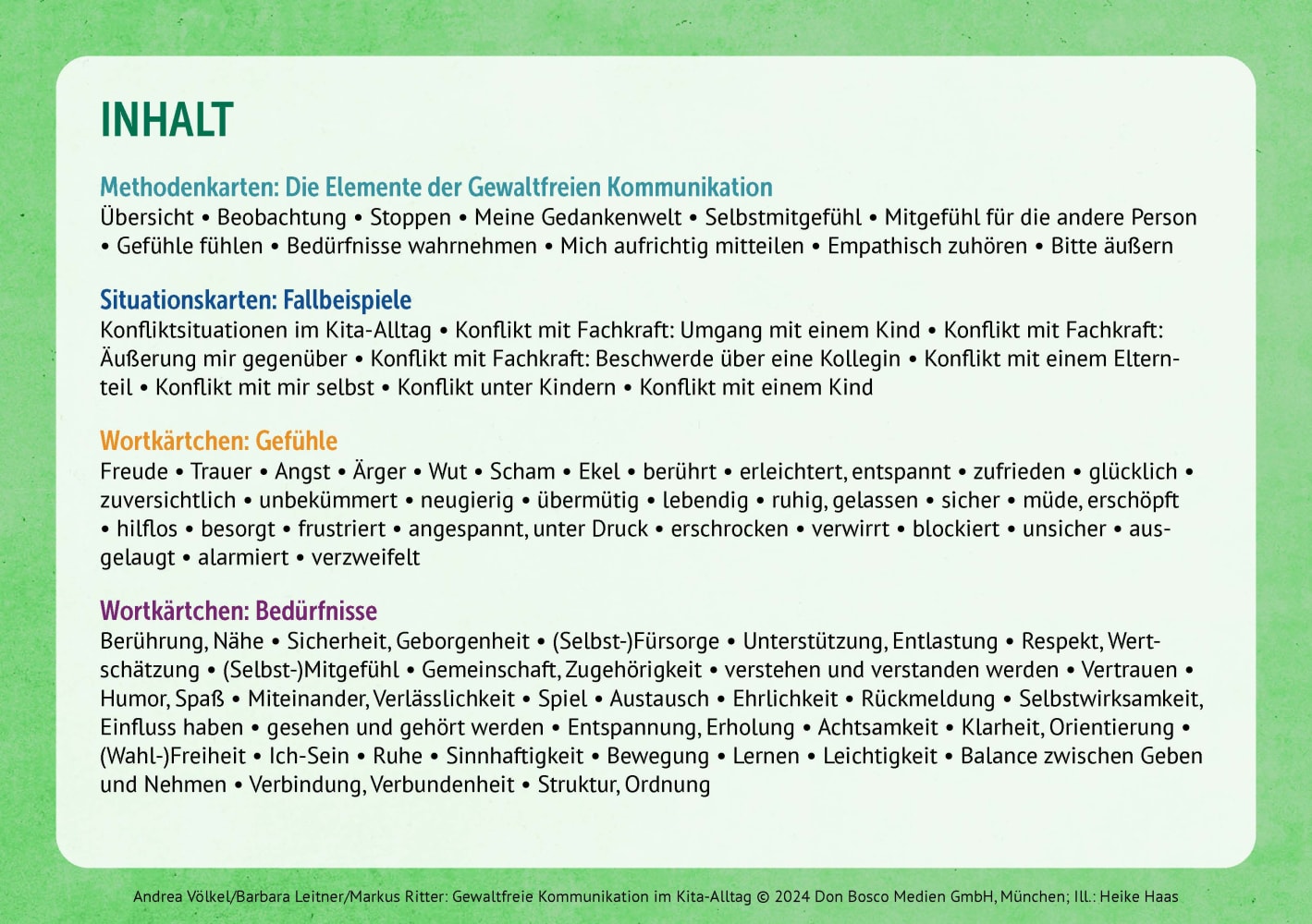 Gewaltfreie Kommunikation im Kita-Alltag