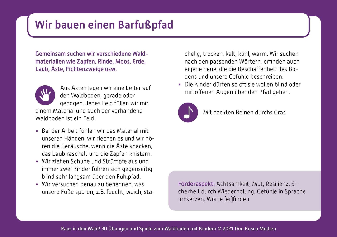 Raus in den Wald! Raus in den Wald!