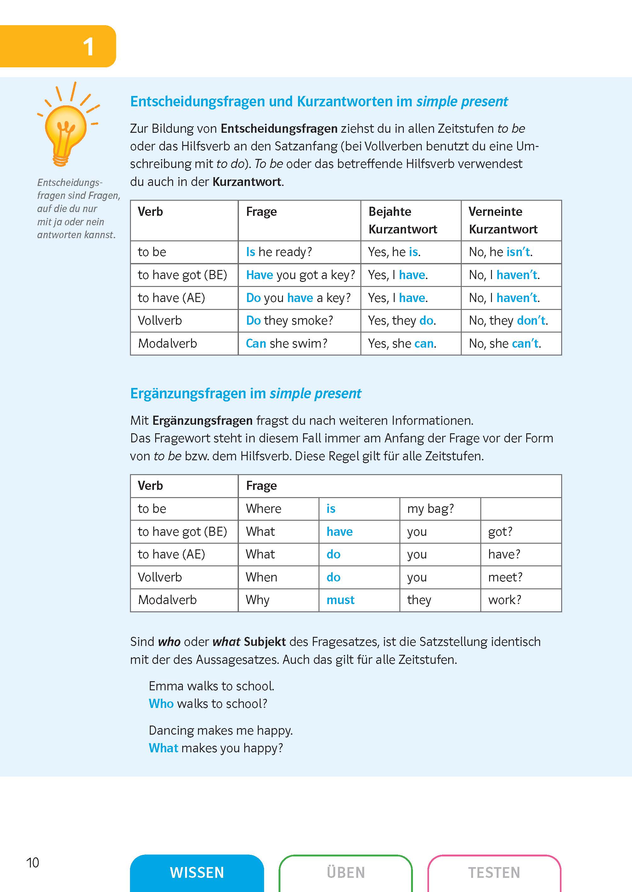 Klett Sicher in Englisch Grammatik 7./8. Klasse Klett Sicher in Englisch Grammatik 7./8. Klasse